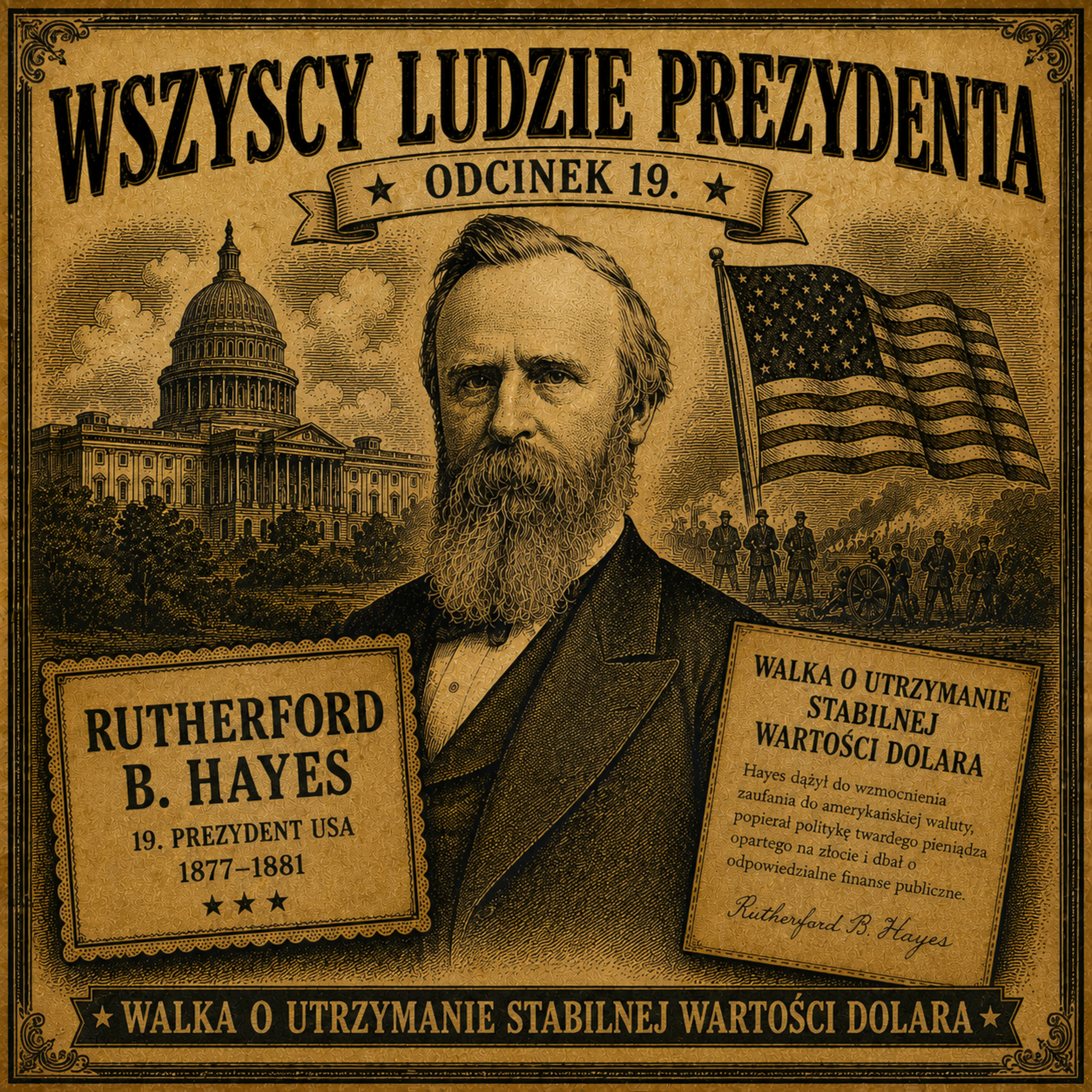 Wszyscy Ludzie Prezydenta - 19. Rutherford B. Hayes episode artwork