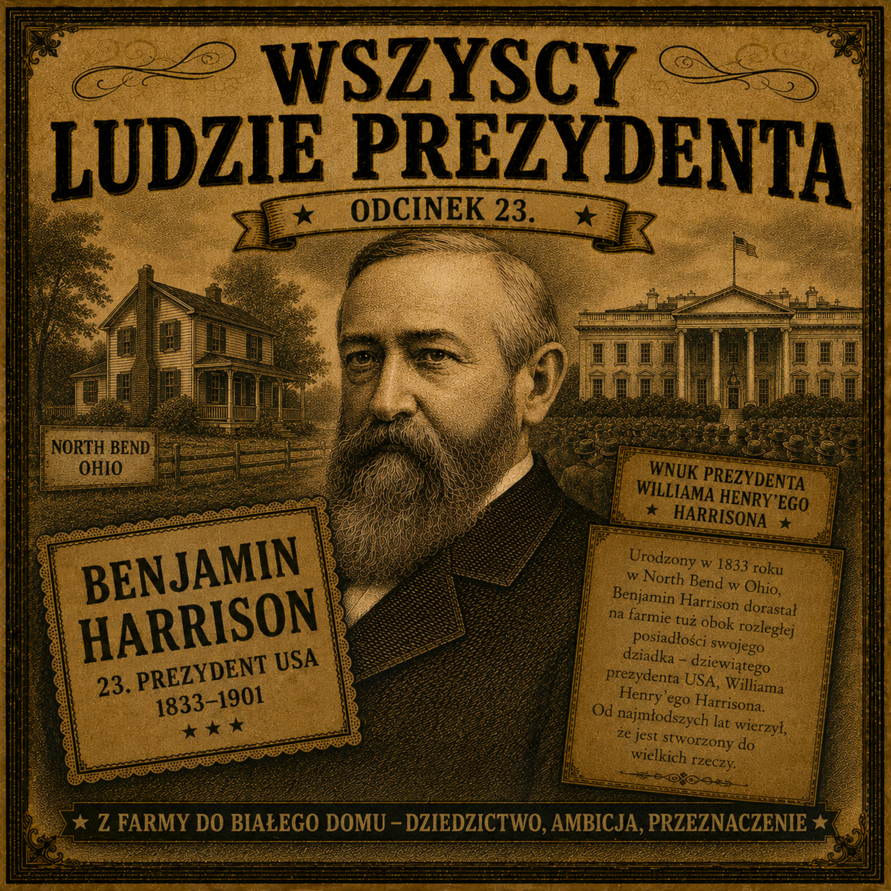 Wszyscy Ludzie Prezydenta - 23. Benjamin Harrison episode artwork