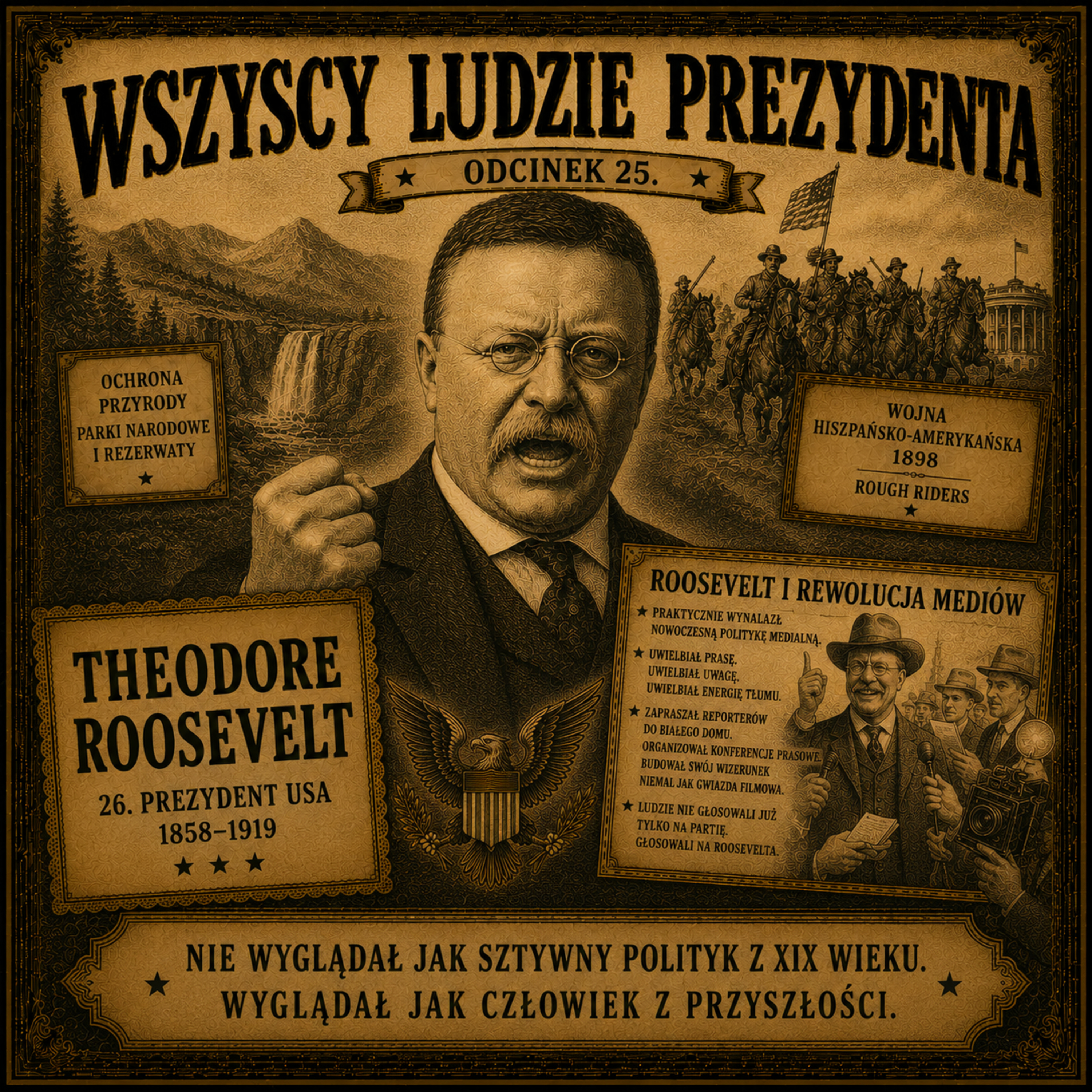 Wszyscy Ludzie Prezydenta - 25. Theodore Roosevelt episode artwork