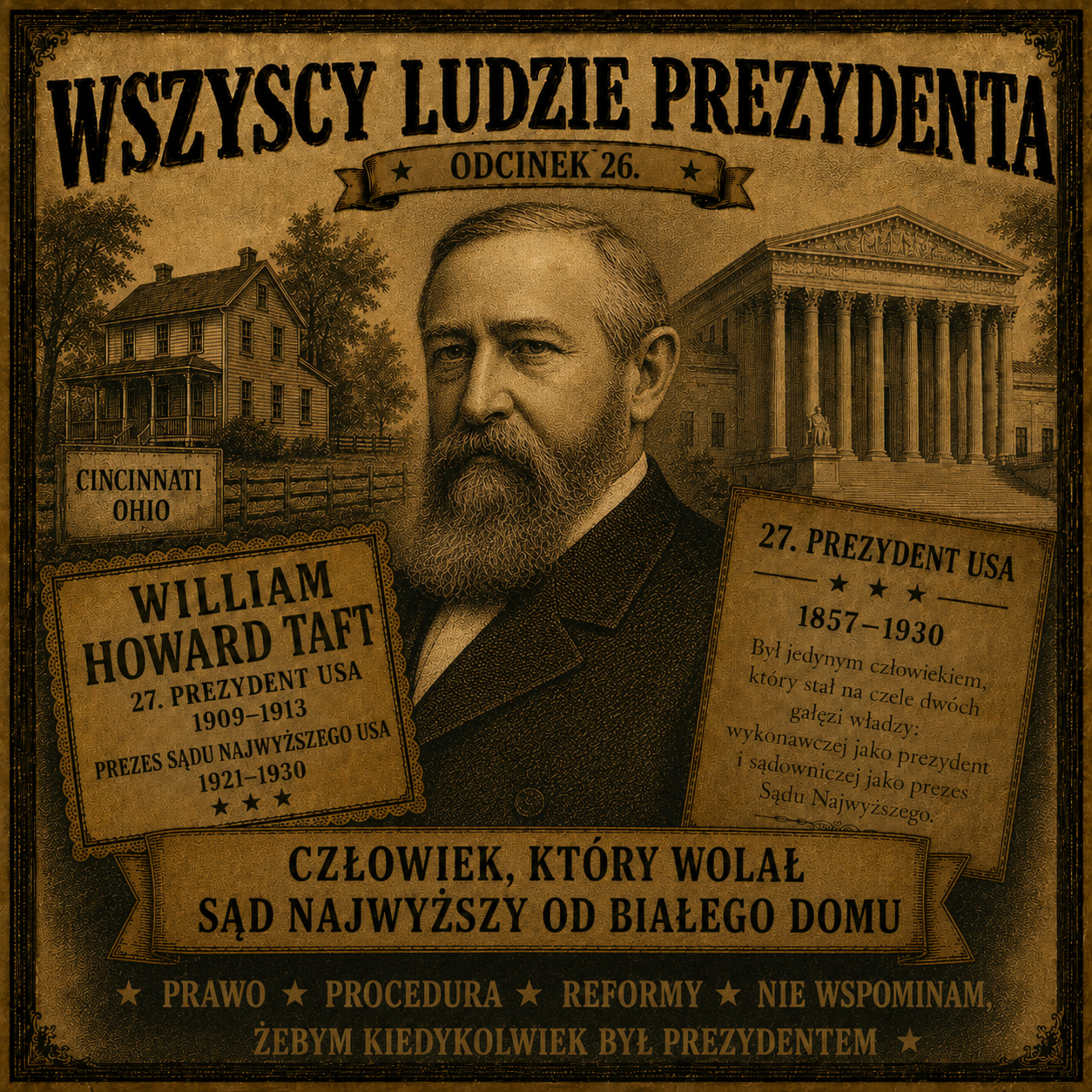Wszyscy Ludzie Prezydenta - 26. William Howard Taft episode artwork