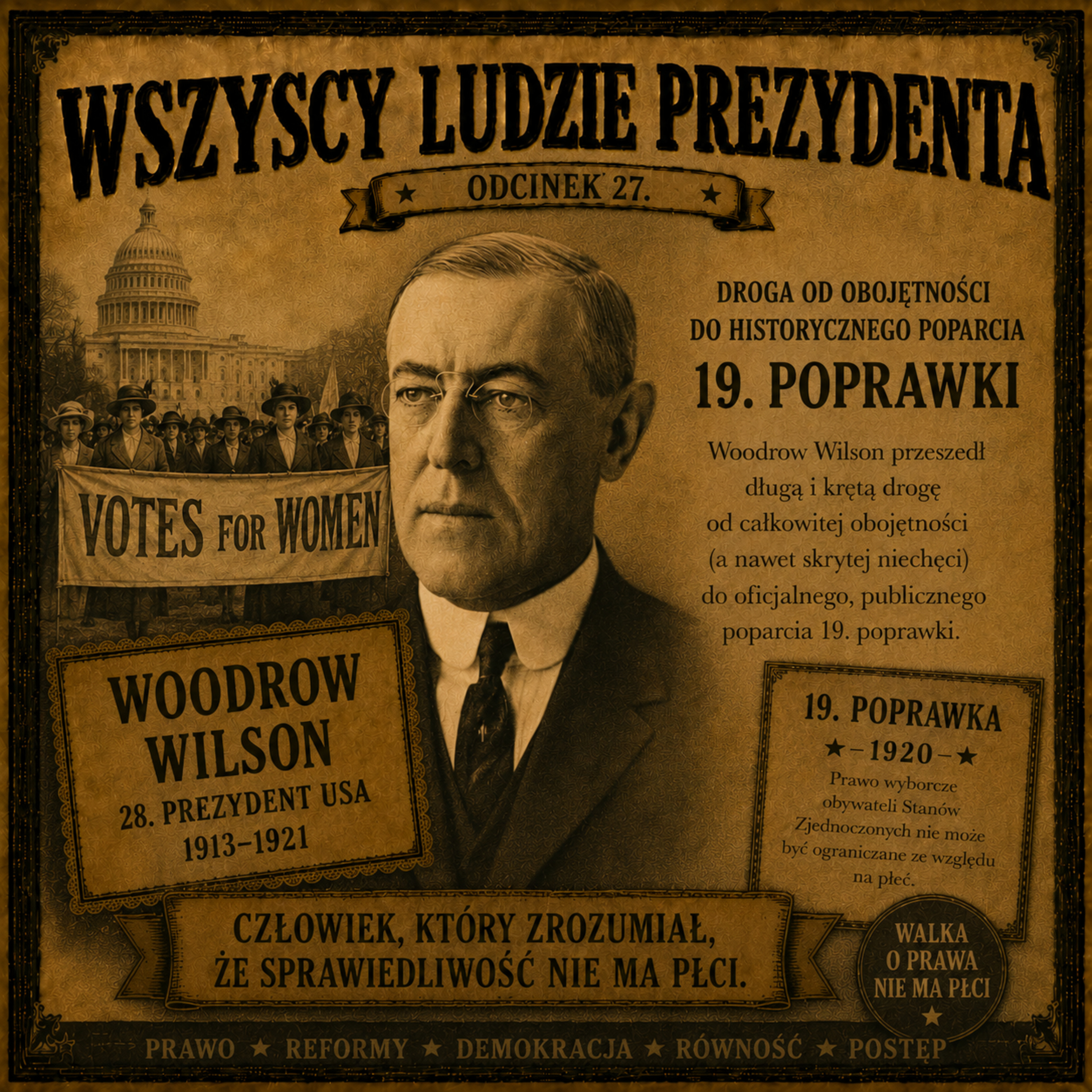 Wszyscy Ludzie Prezydenta - 27. Woodrow Wilson episode artwork