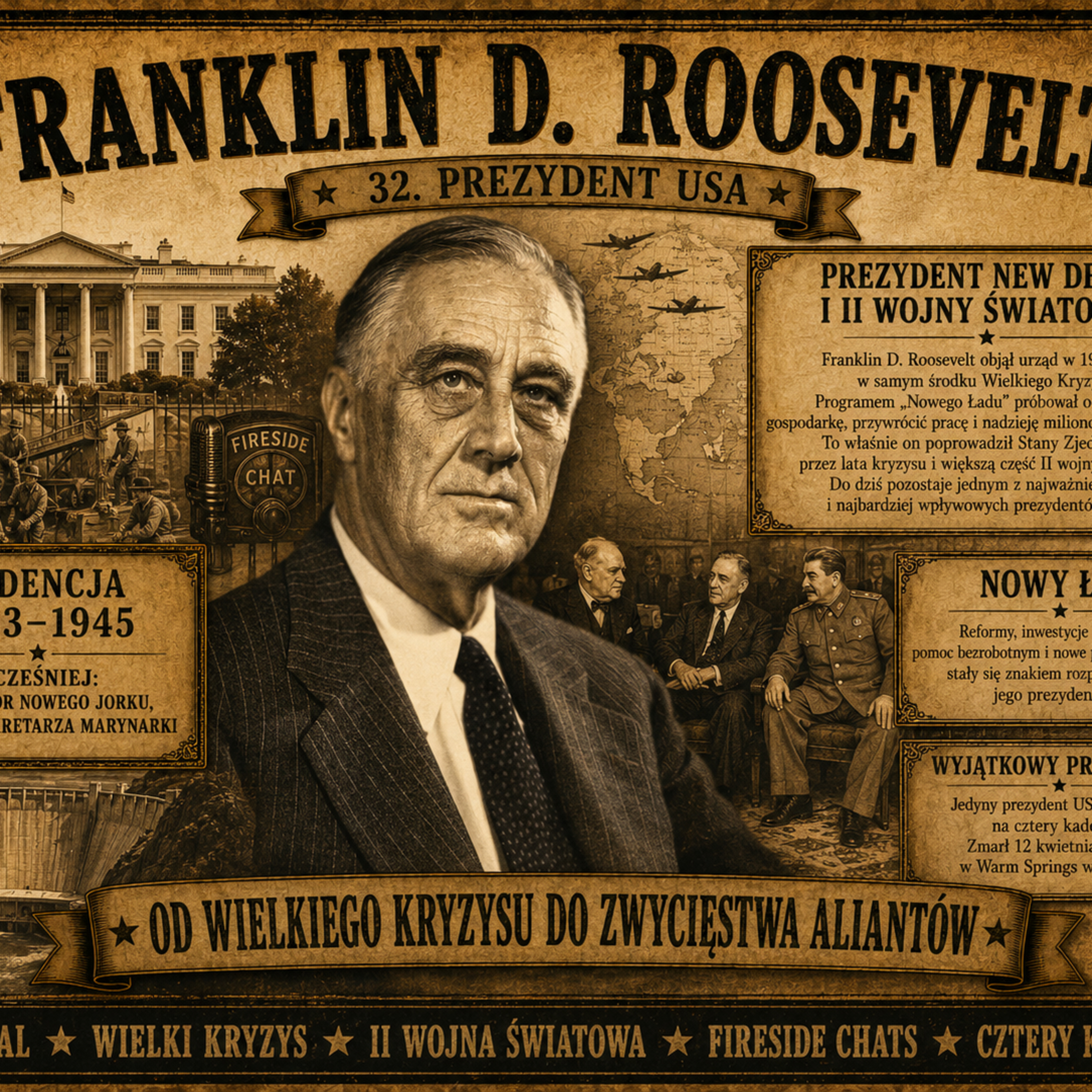 Wszyscy Ludzie Prezydenta - 31. Franklin D. Roosevelt episode artwork