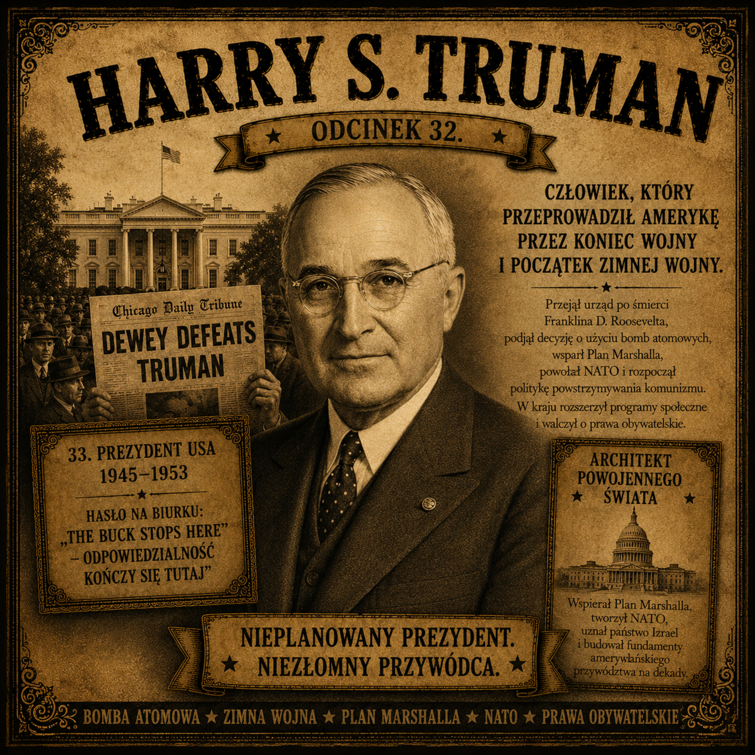 Wszyscy Ludzie Prezydenta - 32. Harry S. Truman episode artwork