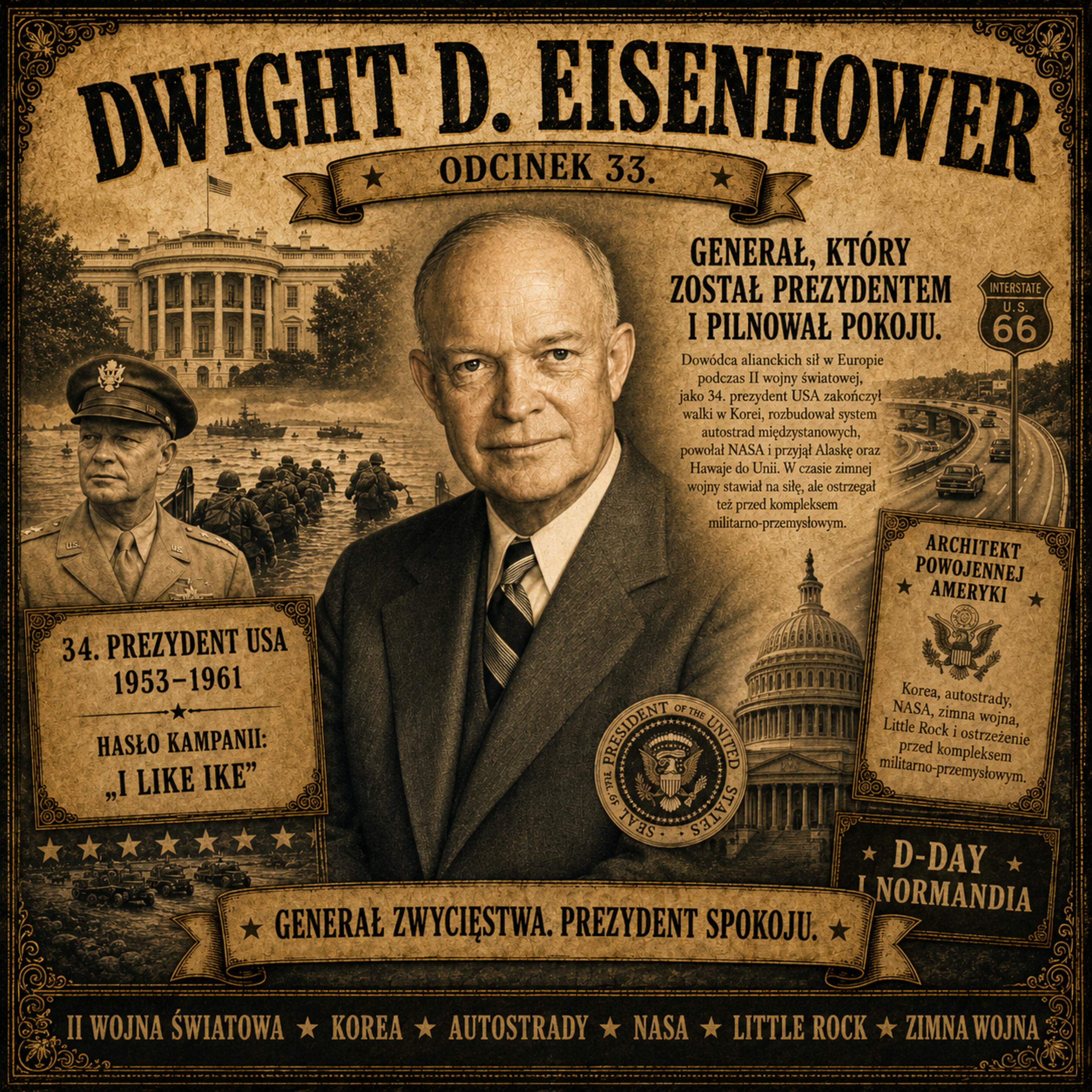 Wszyscy Ludzie Prezydenta - 33. Dwight D. Eisenhower episode artwork