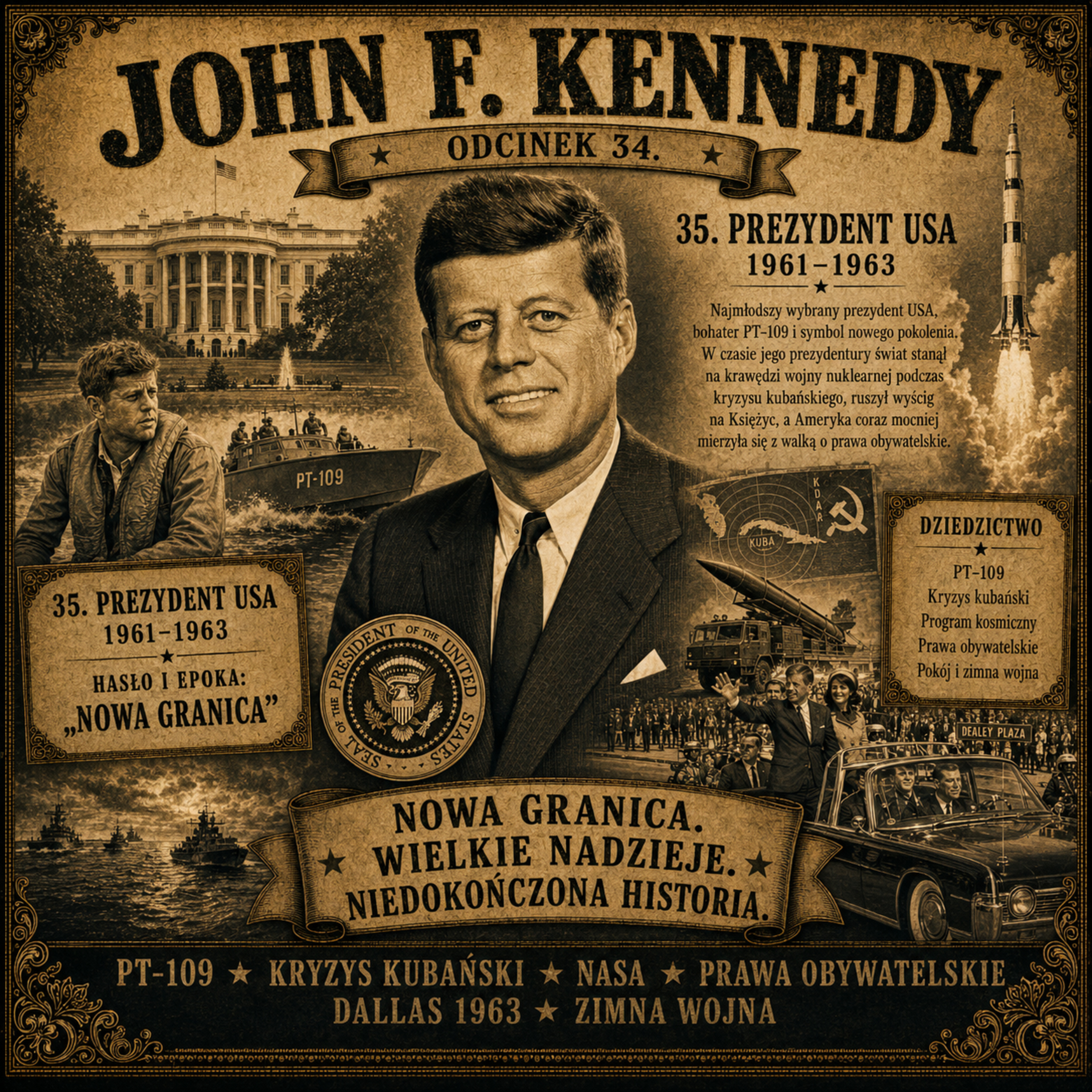 Wszyscy Ludzie Prezydenta - 34. John F. Kennedy episode artwork
