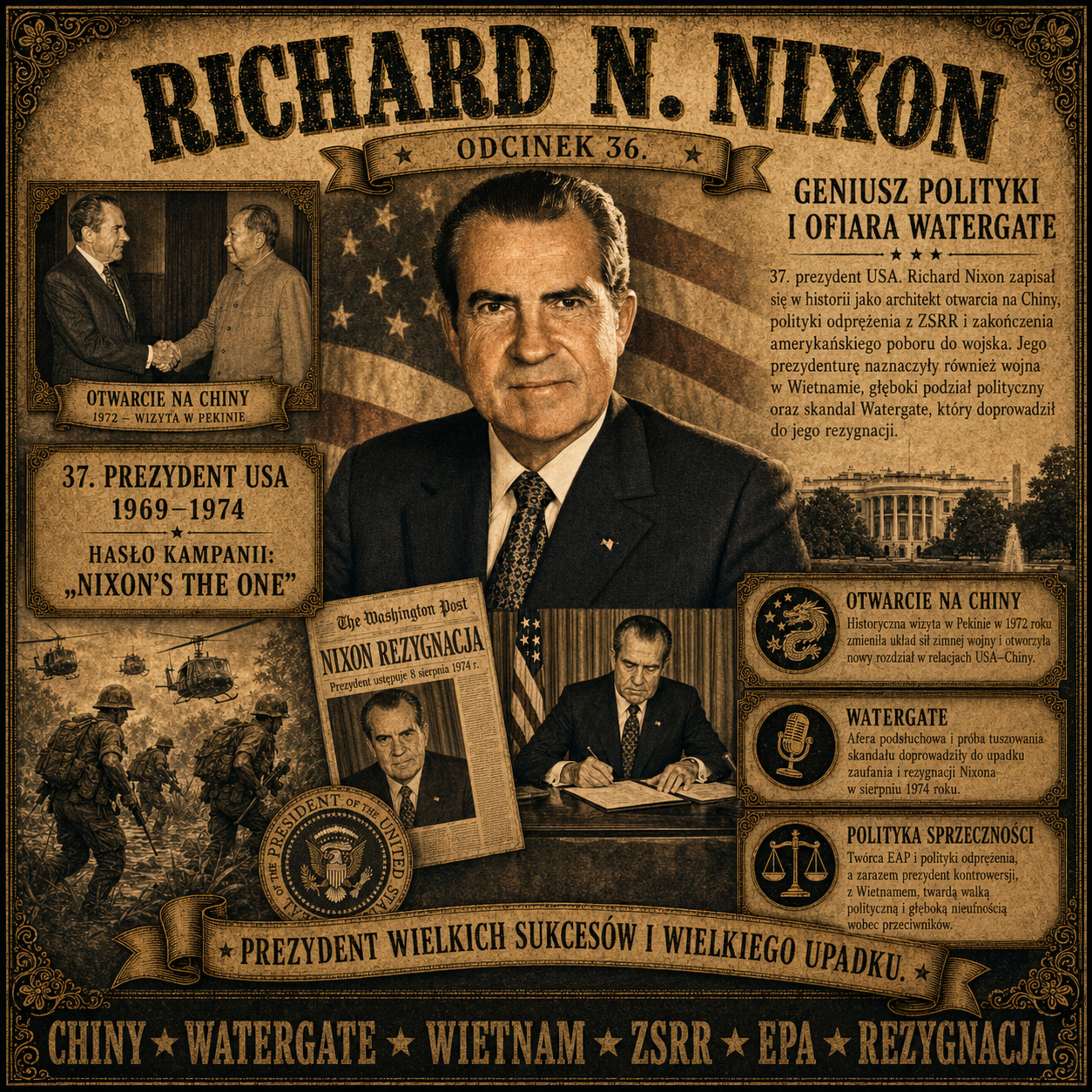 Wszyscy Ludzie Prezydenta - 36. Richard Nixon episode artwork
