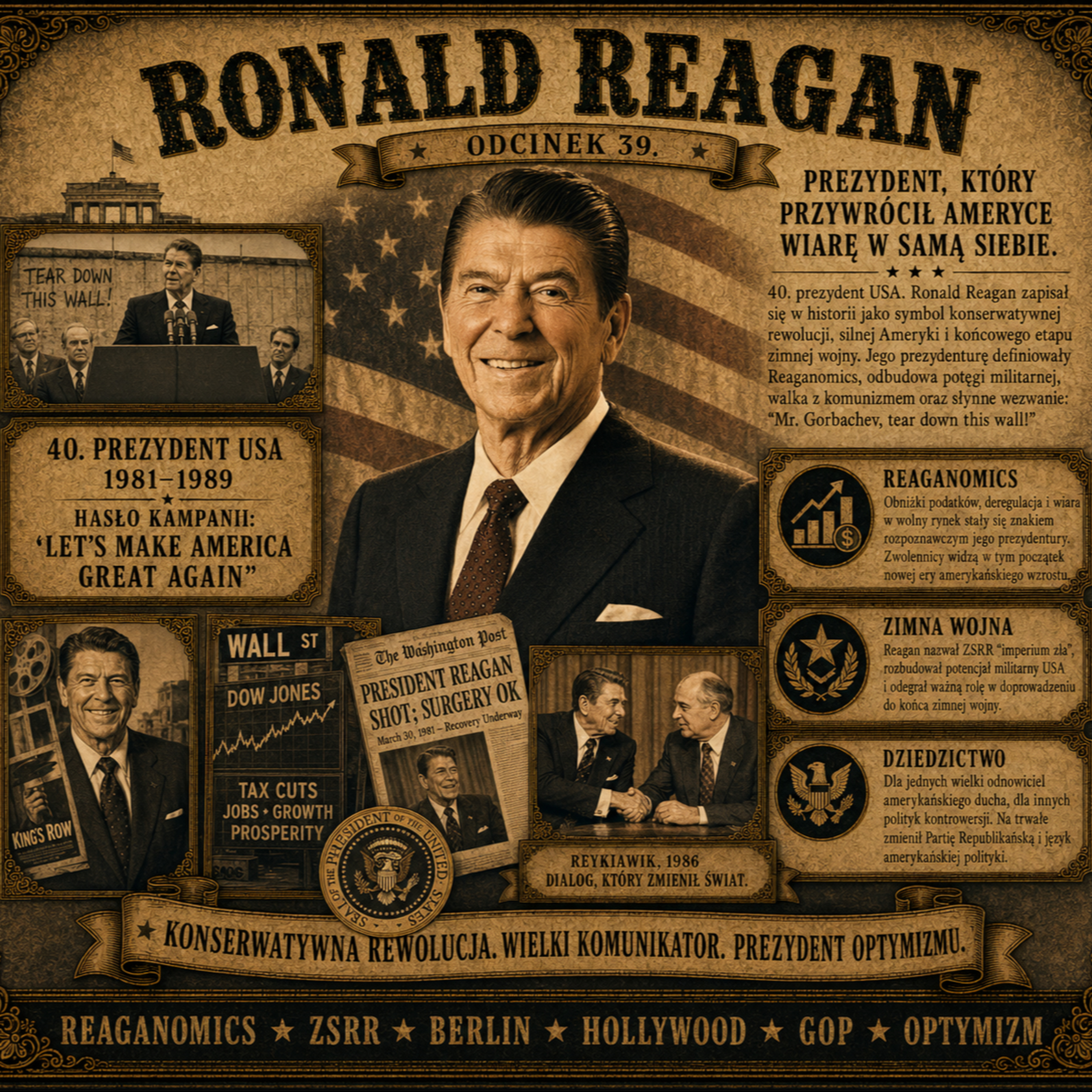 Wszyscy Ludzie Prezydenta - 39. Ronald Reagan episode artwork