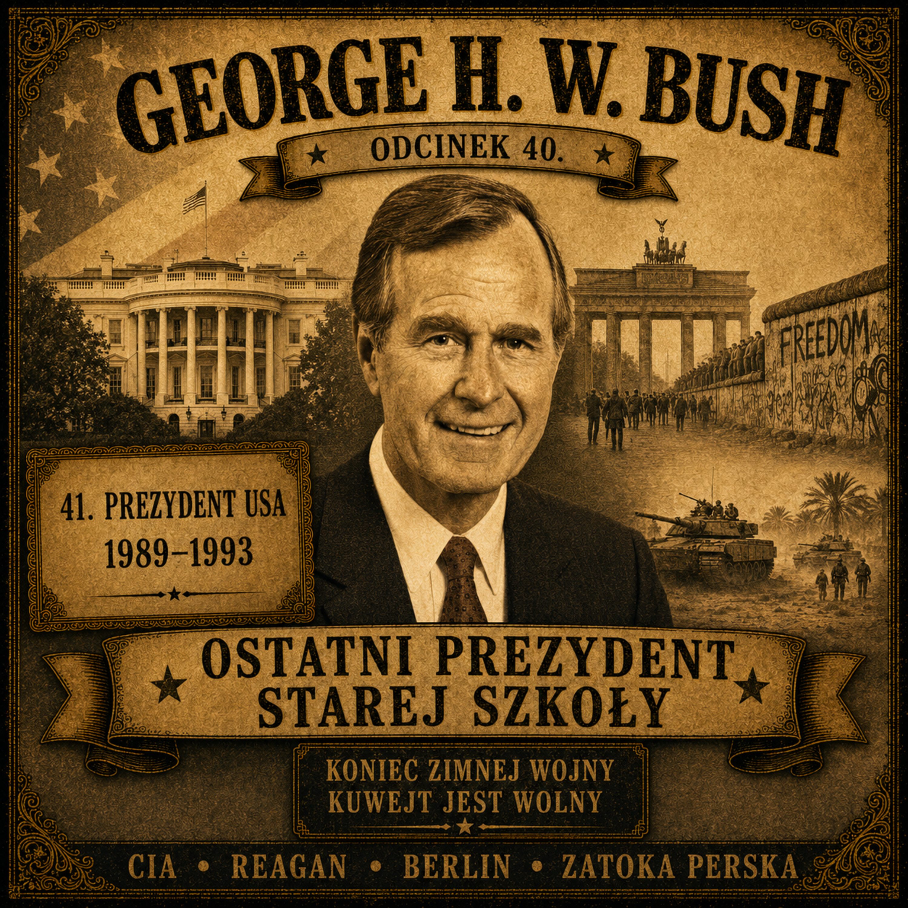 Wszyscy Ludzie Prezydenta - 40. George H. W. Bush episode artwork