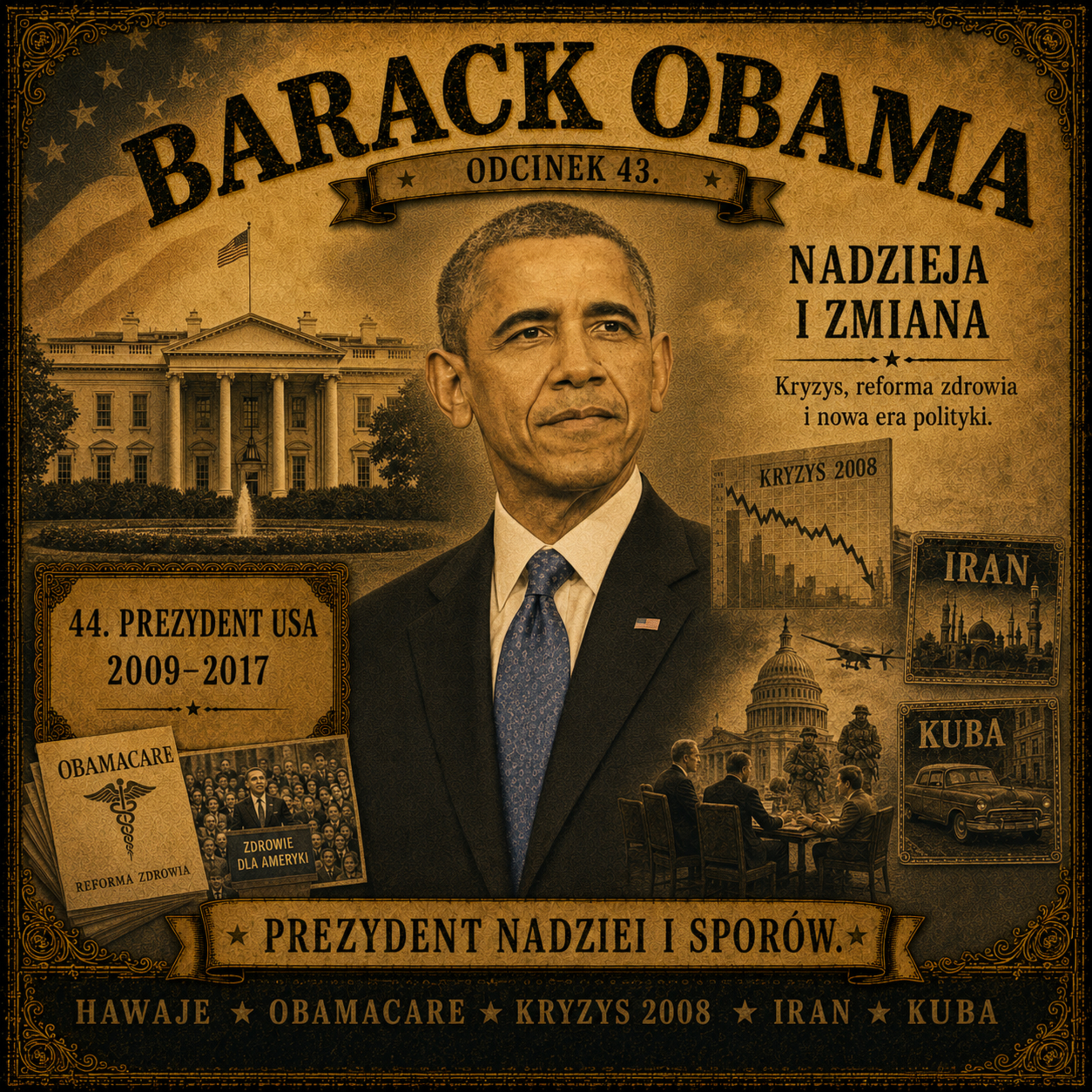 Wszyscy Ludzie Prezydenta - 43. Barack Obama episode artwork