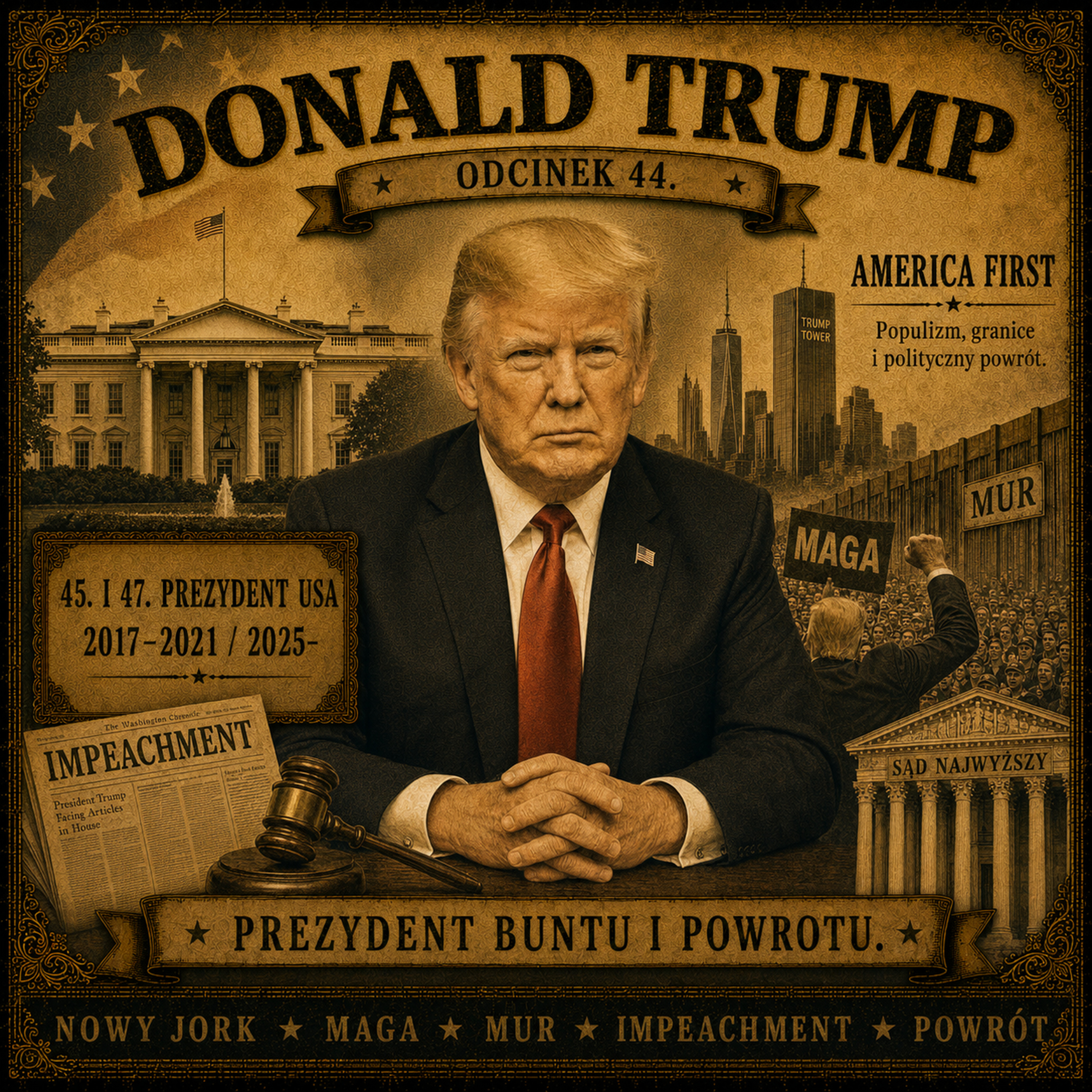 Wszyscy Ludzie Prezydenta - 44. Donald Trump episode artwork