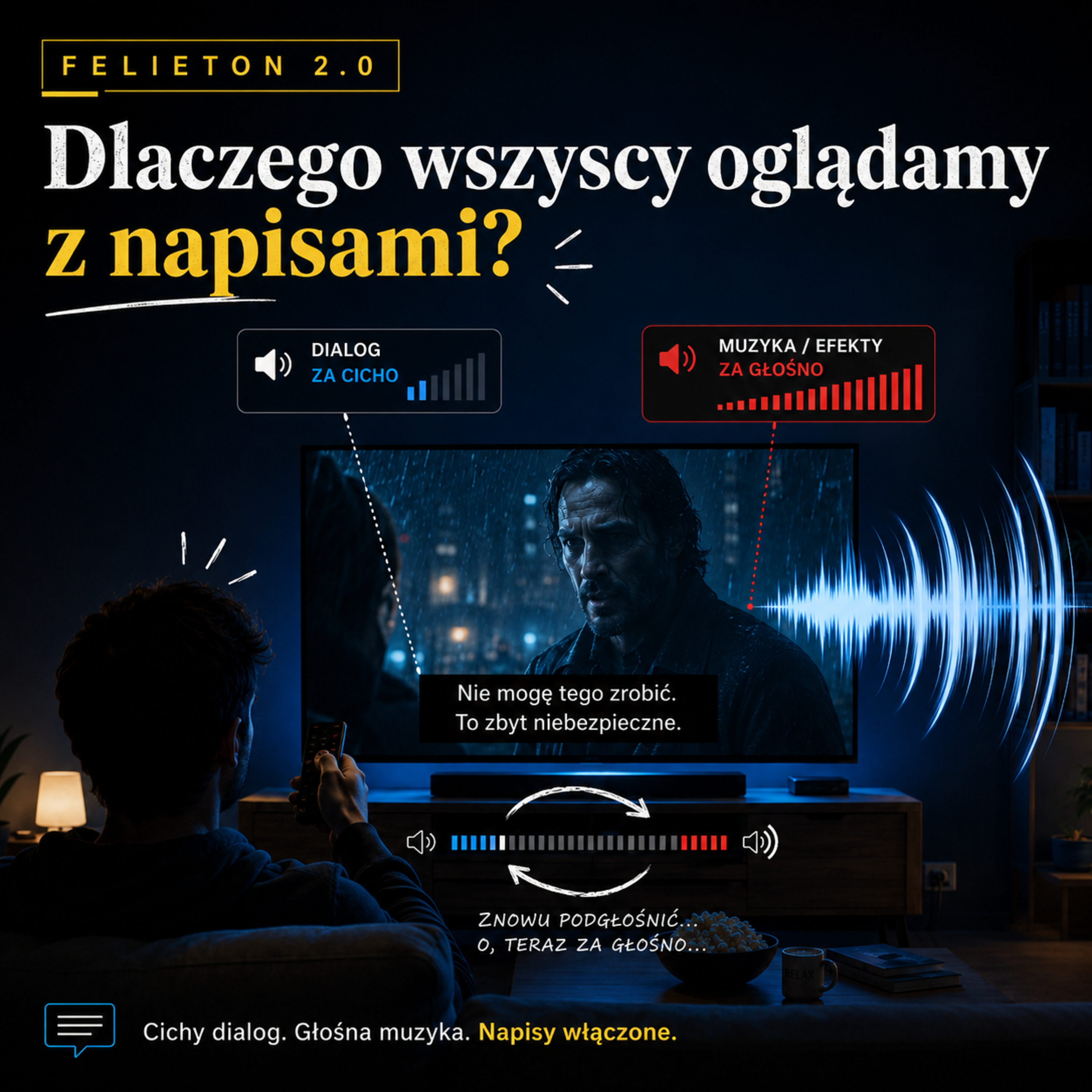 Felieton 2.0: Dlaczego wszyscy oglądamy dziś z napisami? episode artwork