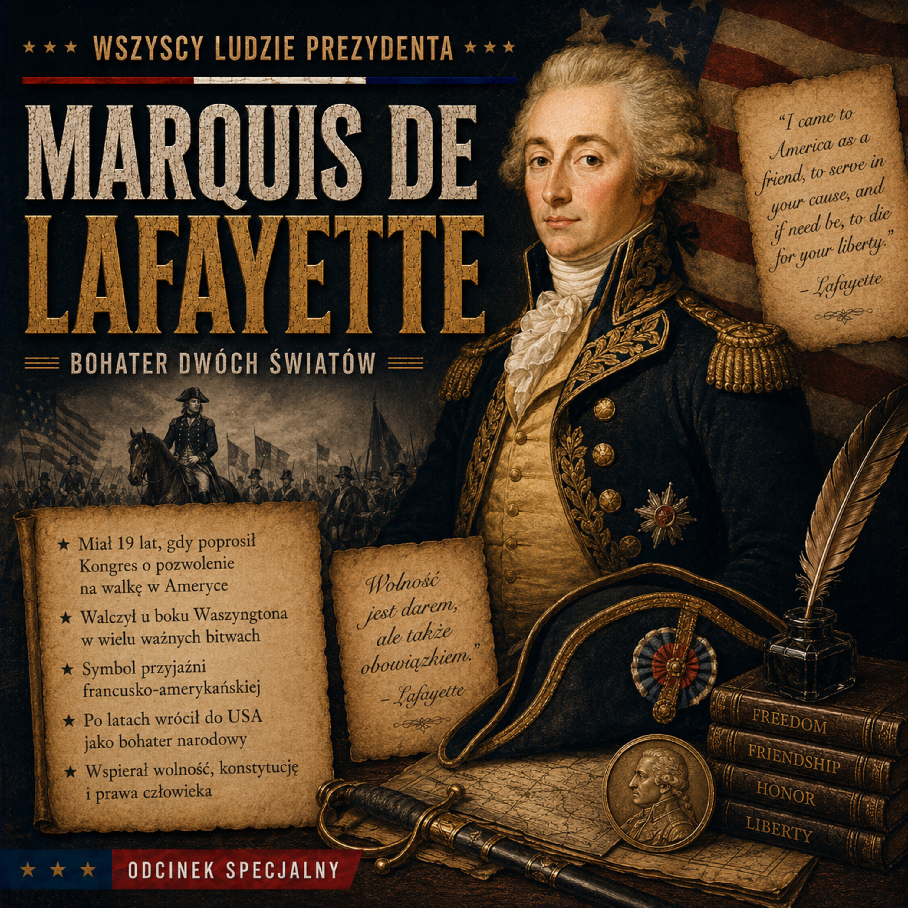Wszyscy Ludzie Prezydenta - 58. Marquis de Lafayette episode artwork