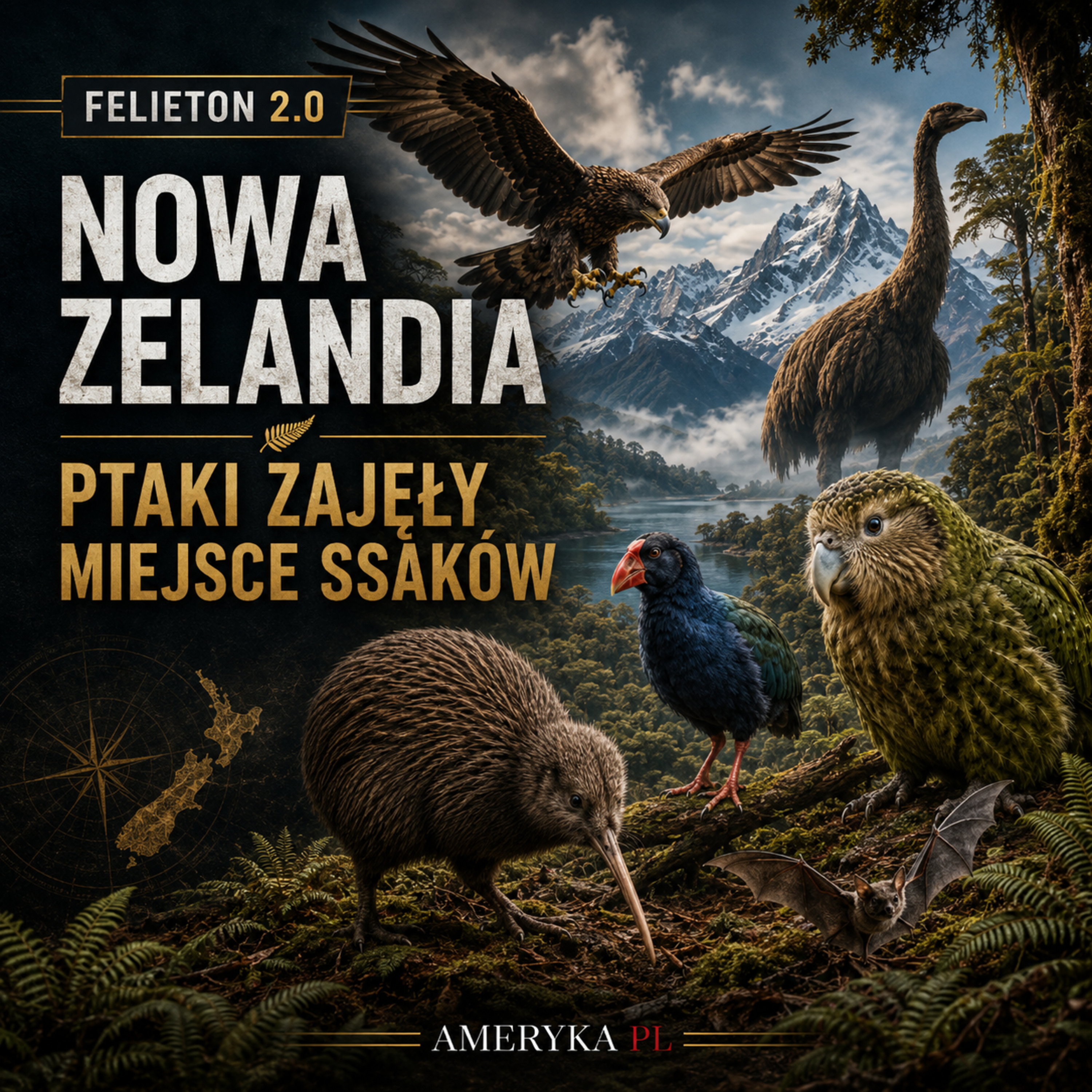 Felieton 2.0 - Nowa Zelandia — kraj, w którym ptaki zajęły miejsce ssaków episode artwork