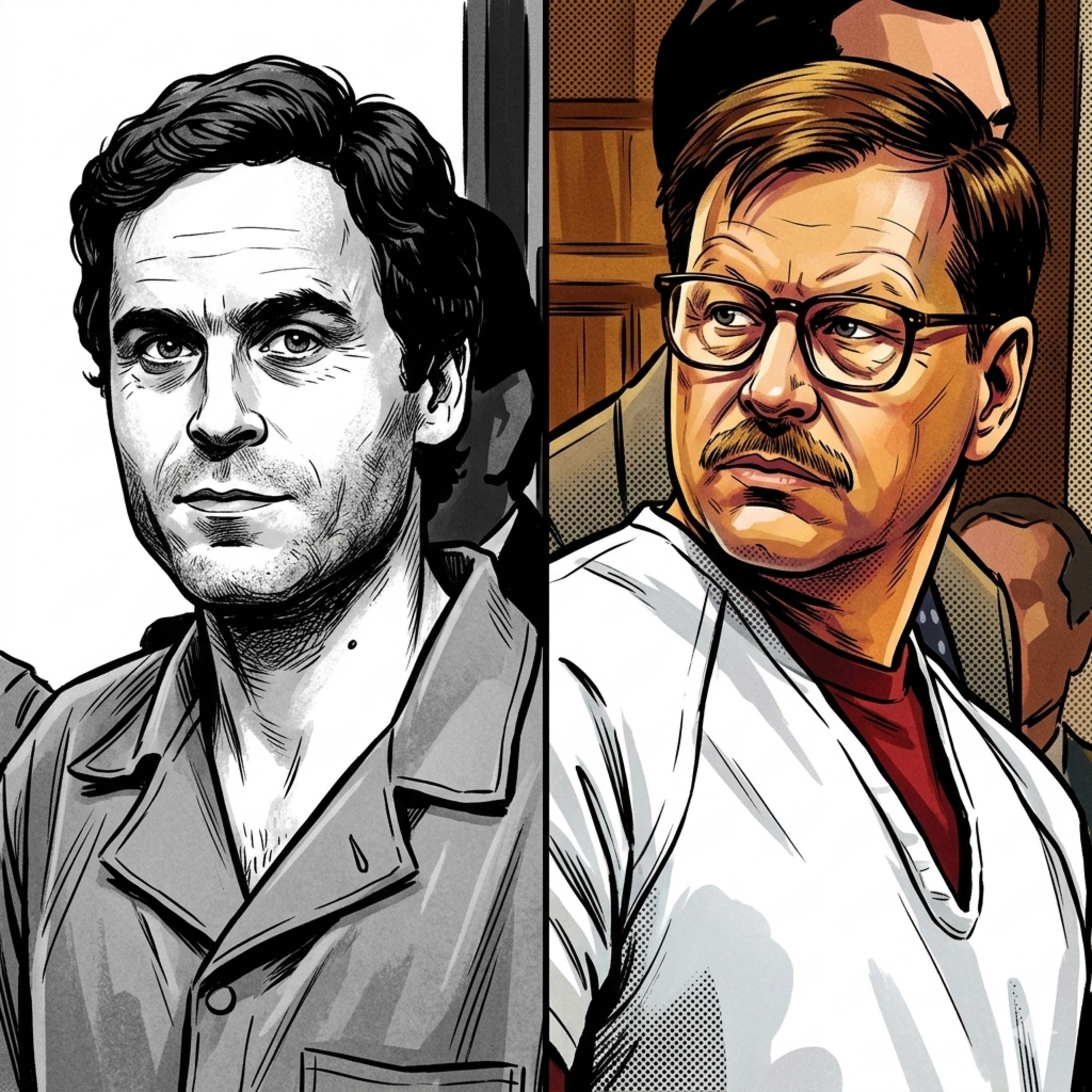 #31 惡魔交匯Ted Bundy 與綠河殺手 Gary Ridgway The Green River Killer episode artwork