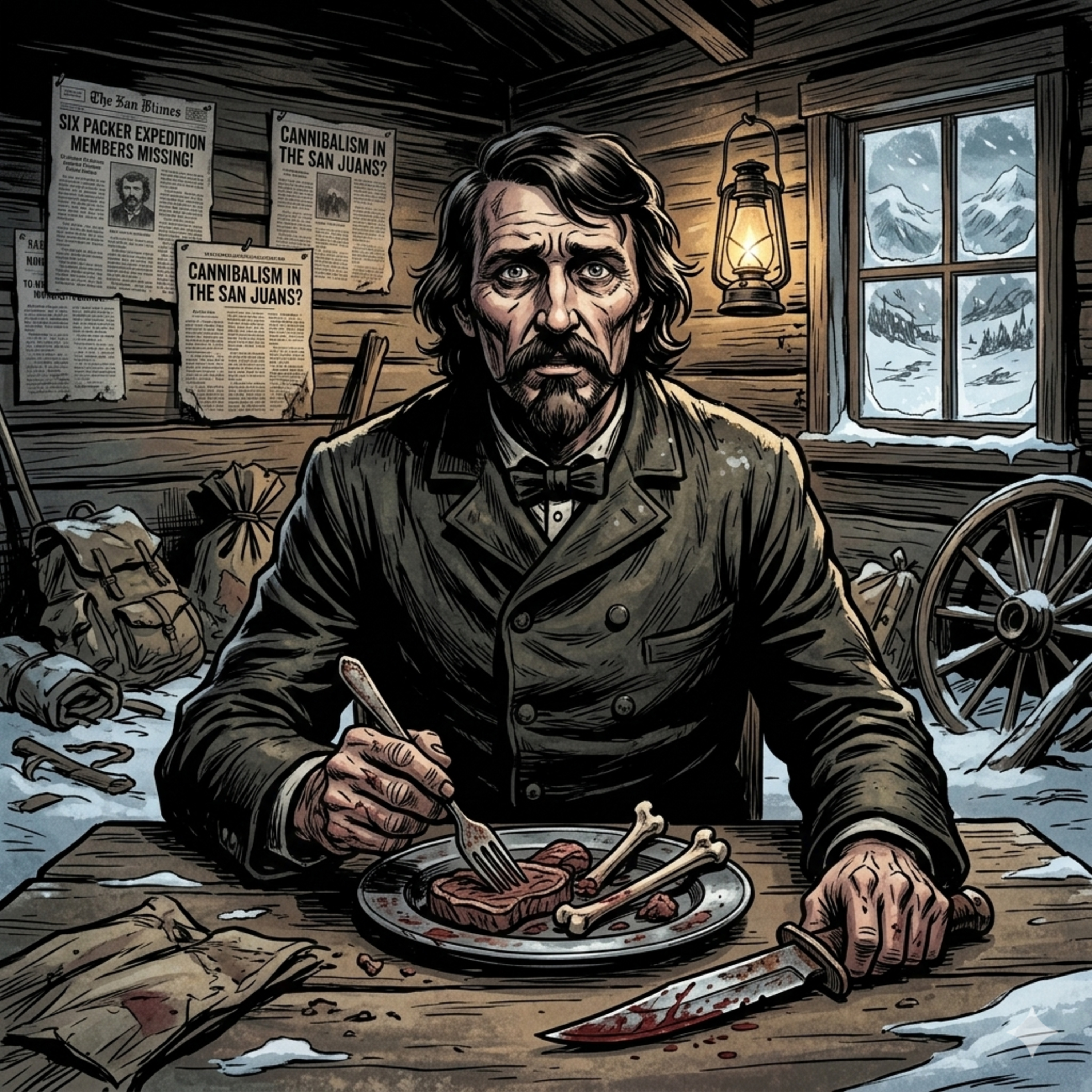 #44 科羅拉多19世紀食人案 The Colorado Cannibal Alfred Packer  episode artwork