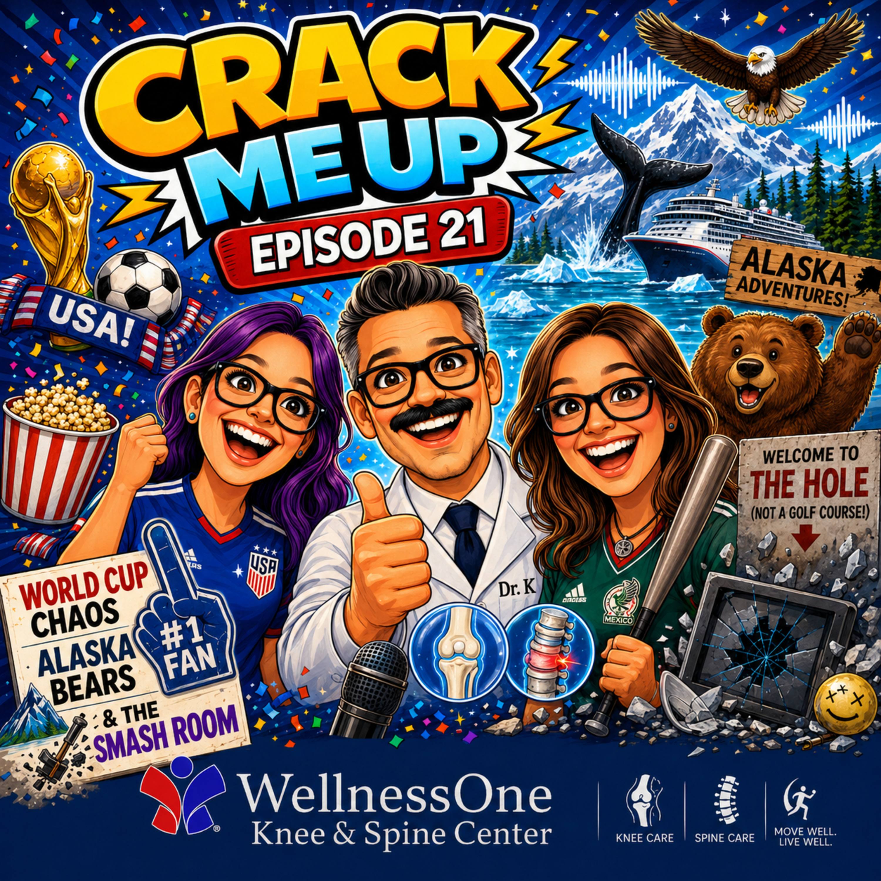 World Cup Chaos, Alaska Bears & The Smash Room 😂 | Crack Me Up Ep. 21 episode artwork