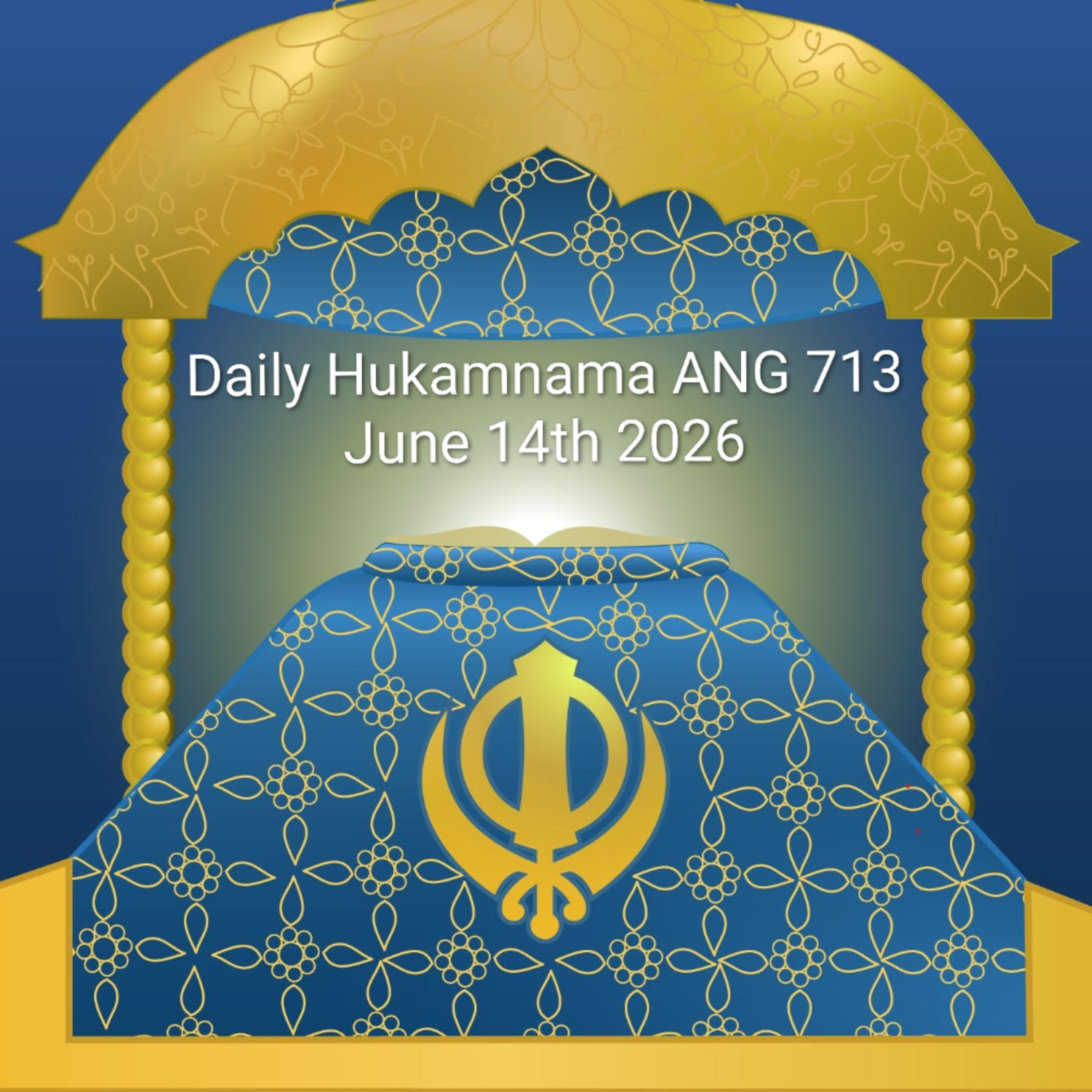 Daily Hukamnama: Sikh Wisdom ANG 713 June 14th 2026 #hukamnama #darbarsahib episode artwork