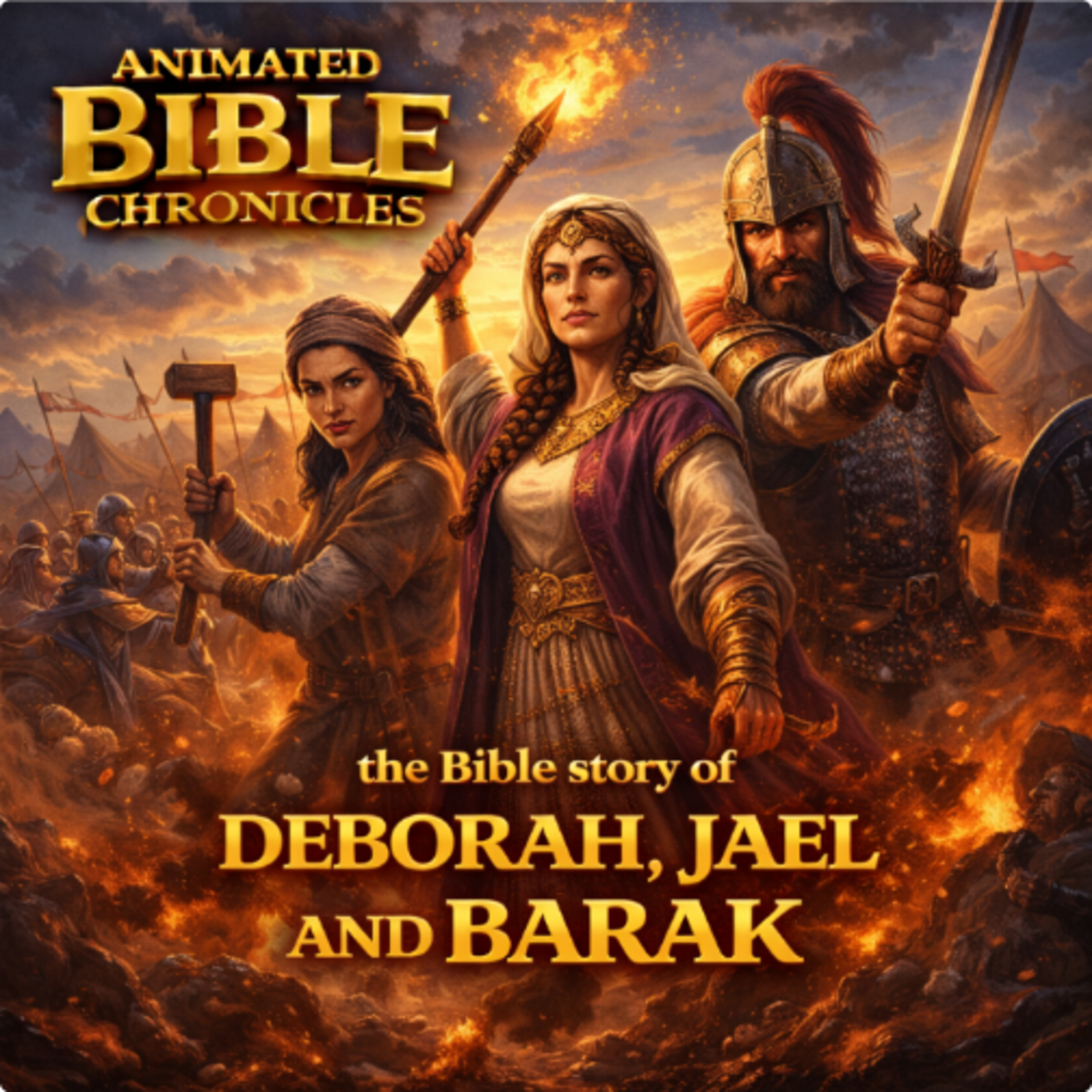 The Bible Story Of Deborah, Jael and Barak|like and sub.
 episode artwork