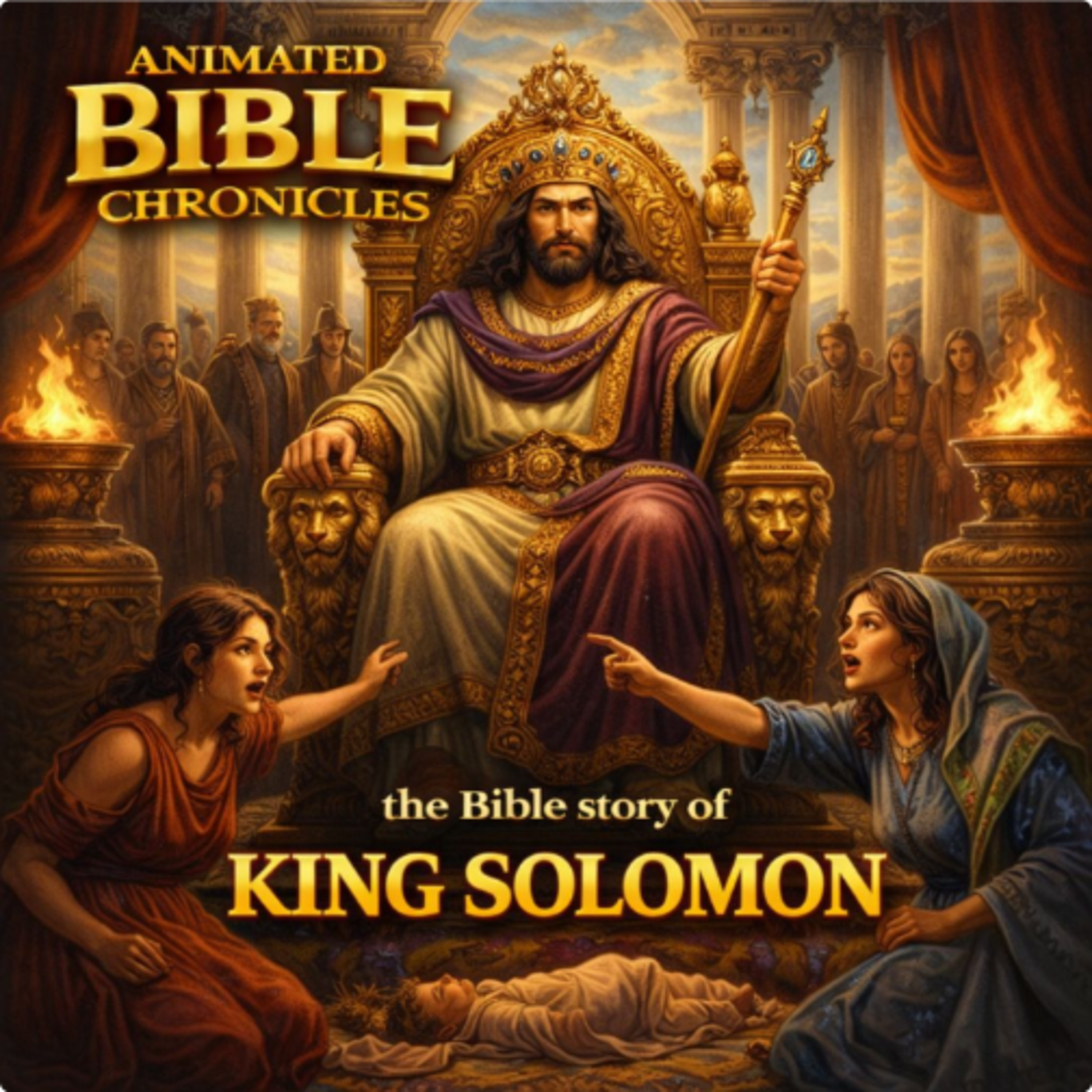The Bible Story Of King Solomon like|and sub :.A Throne Built on Wisdom and God’s Favor episode artwork