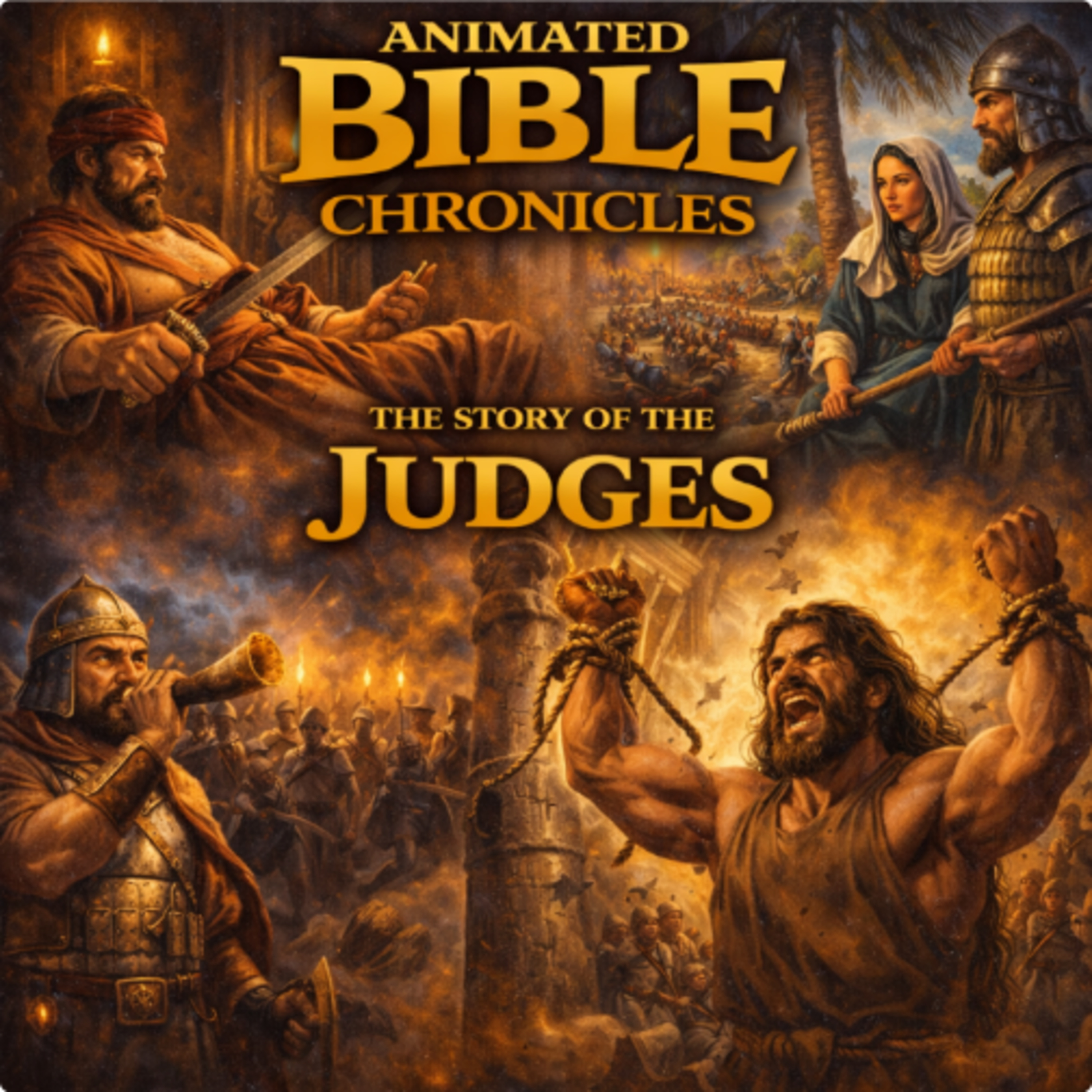 The Bible Story Of Gideon and the Judges in the Bible like |and sub. episode artwork