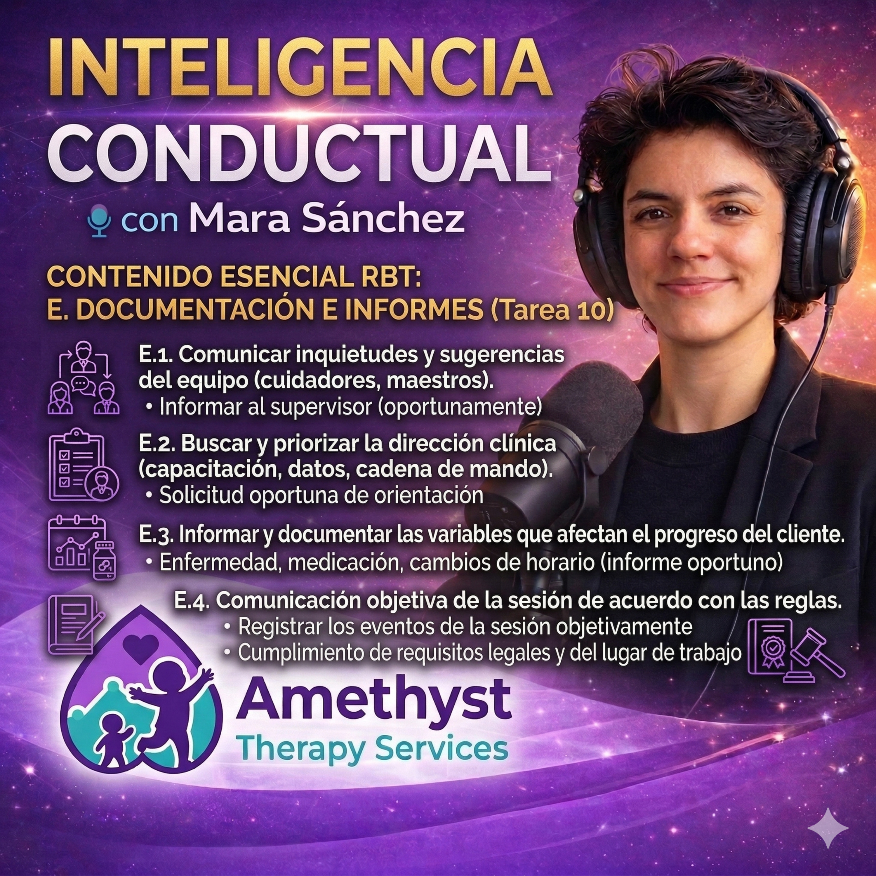 RBT Task List 3rd Edition – Dominio E: Notas del RBT como Evidencia Clínica y Documentación en ABA episode artwork