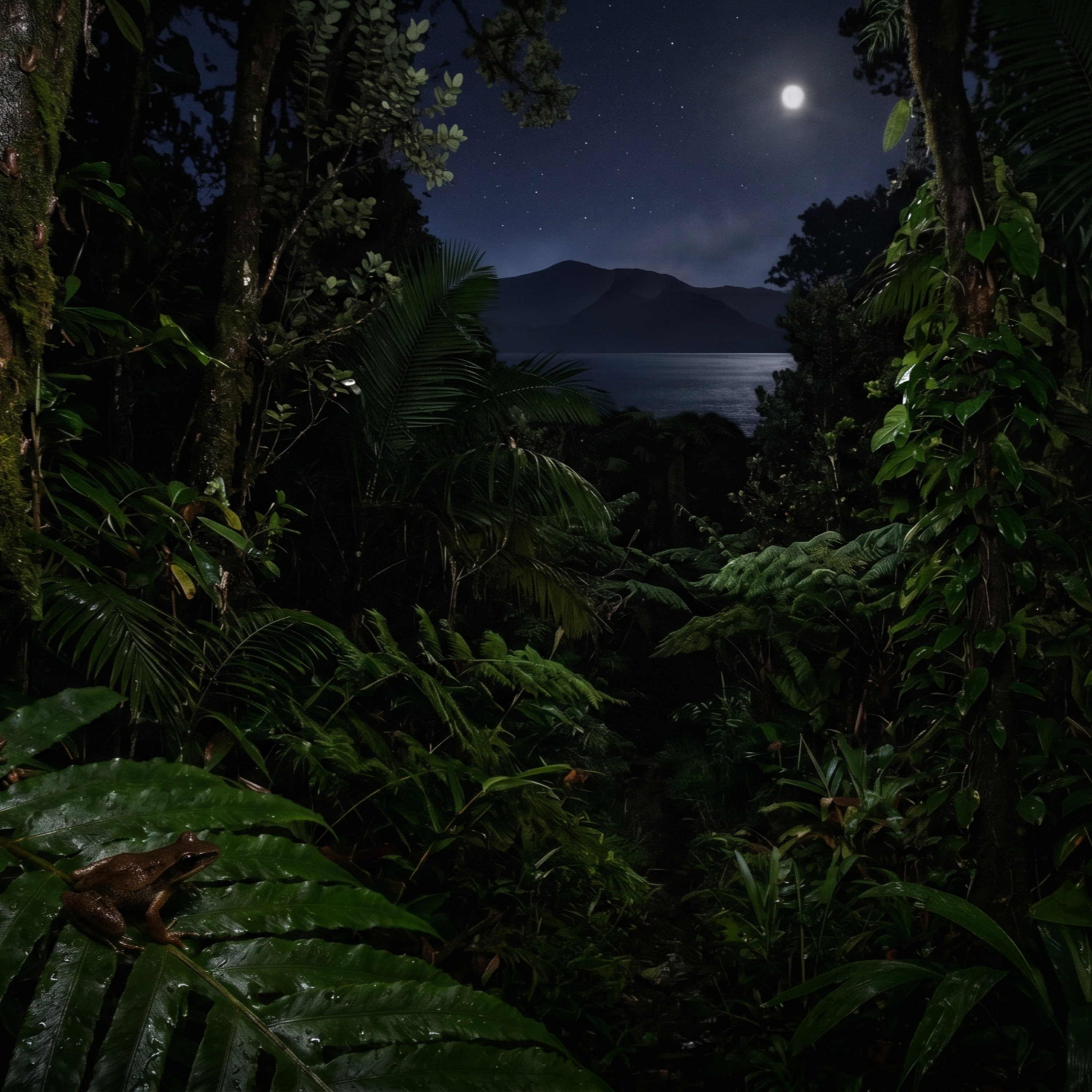 10h COQUI and ROOSTER (after 8h) Sounds | Big Island Hawaii Local Night | ASMR | No Ads & No Loop episode artwork