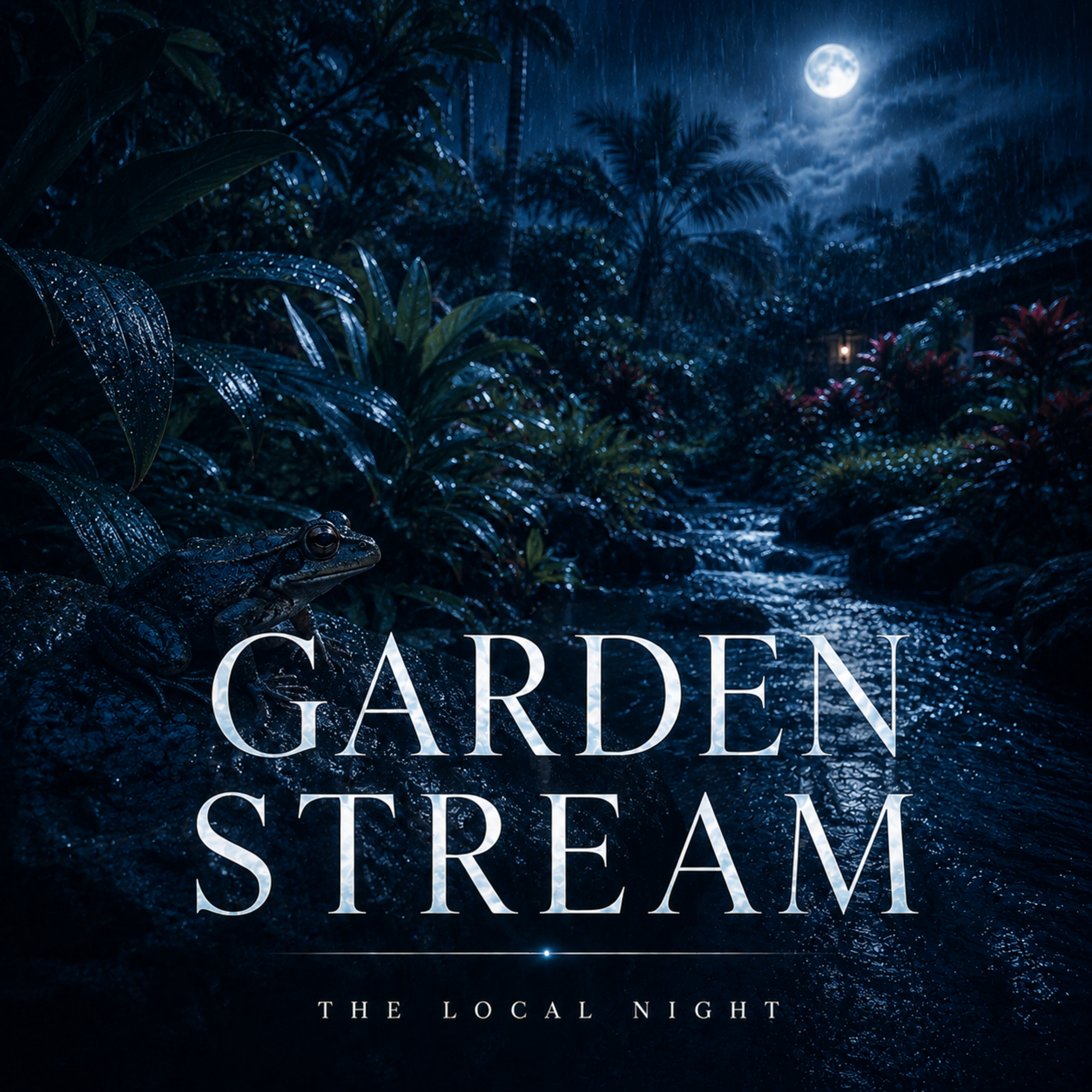10h of COQUI, RAIN and WATER Flowing Through a Garden | Nature ASMR Hawaii | No ADS | Gentle Relaxing Sleep Aid episode artwork