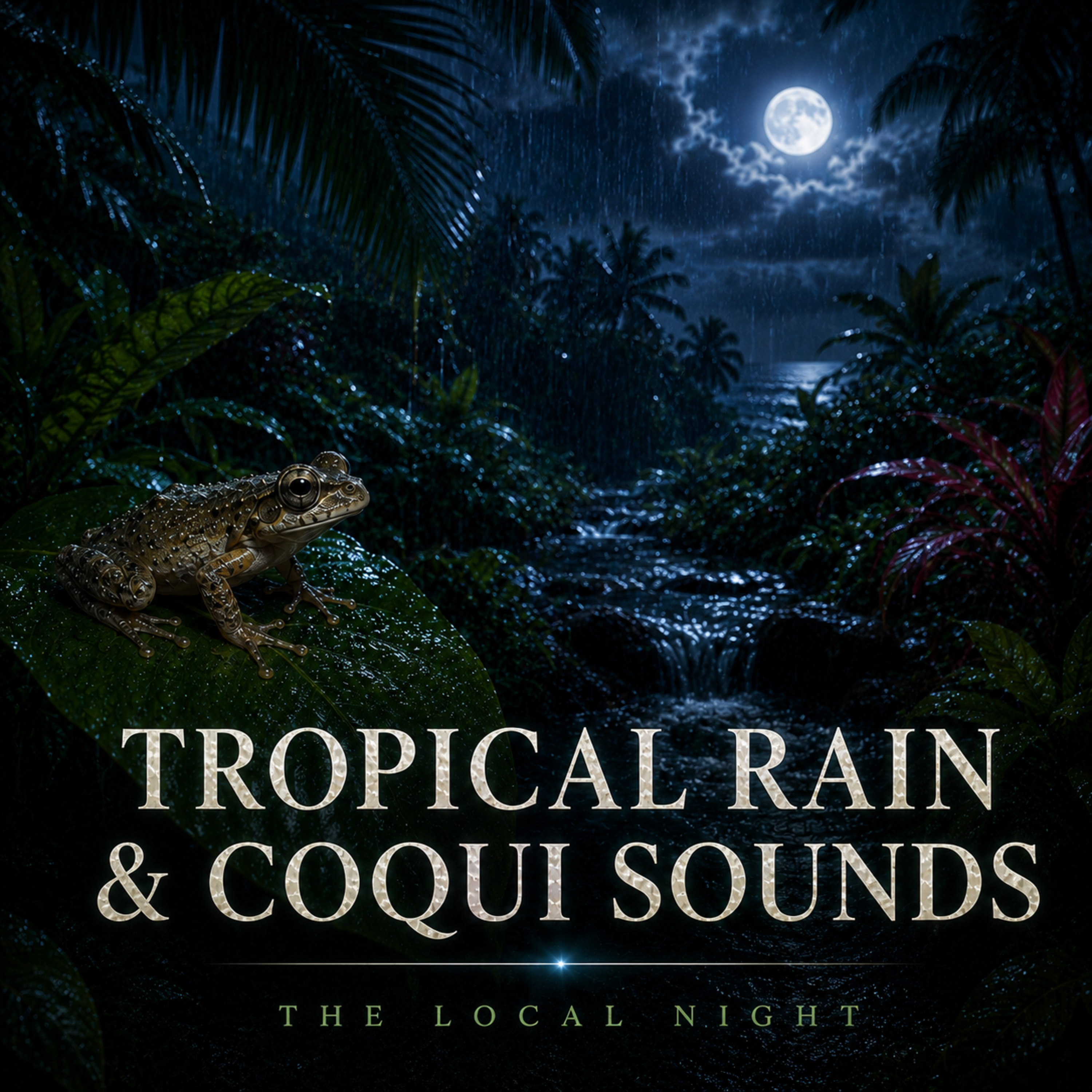TROPICAL Rain & COQUI Sounds | NO Ads | Big Island, Hawaii | ASMR sleep Aid | Real Nature episode artwork