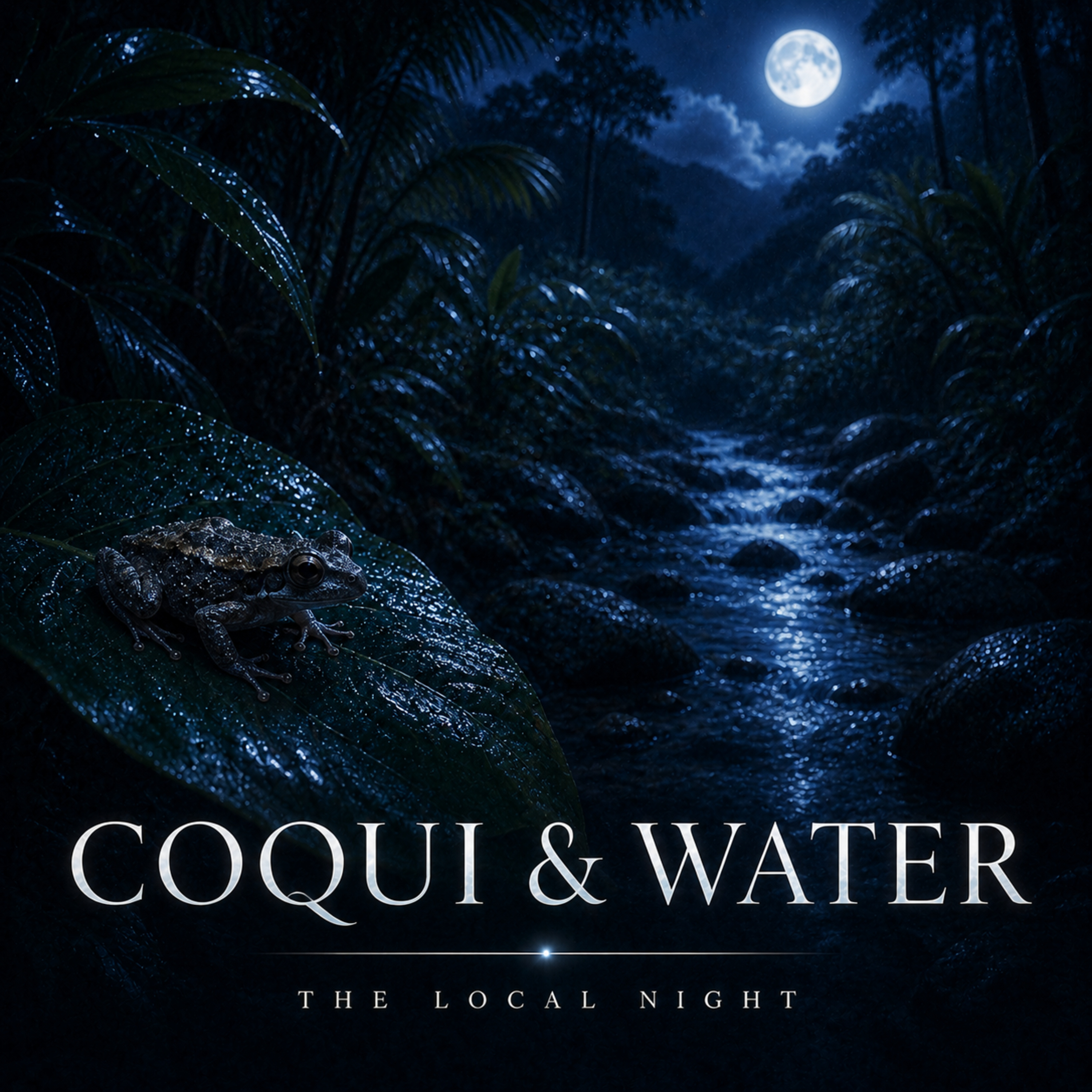 Relaxing Gentle WATER & COQUI Sounds | NO Ads | Real Hawaiian Night Vibes | 10 hours | No Ads & No Music episode artwork