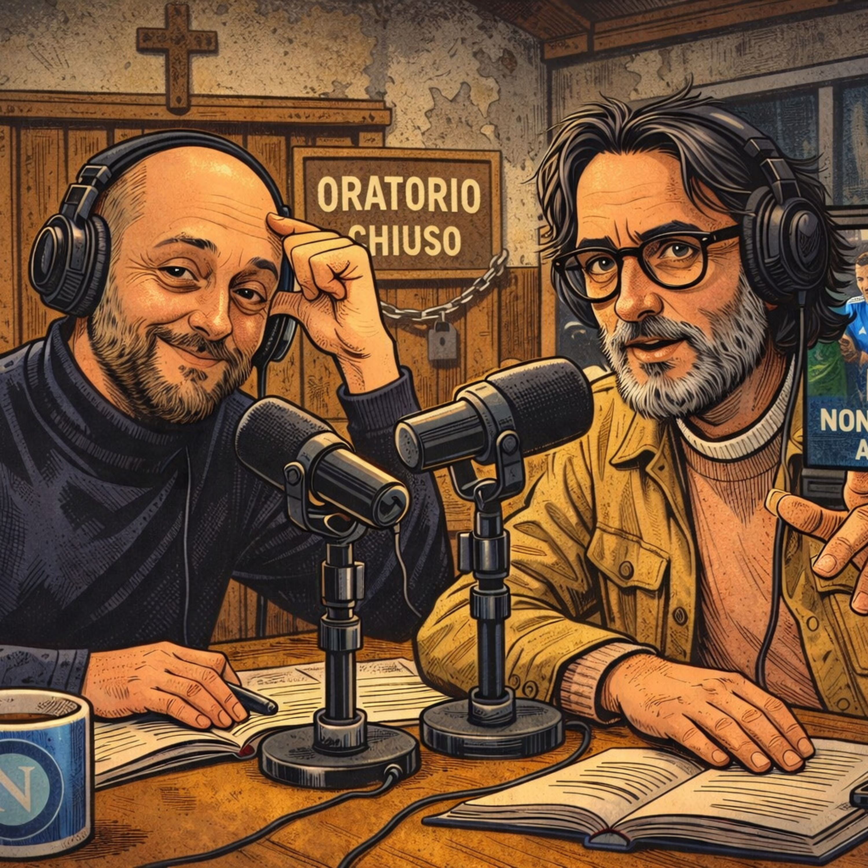 La Caporetto italiana, Sarri e Spalletti e le mamme, De Giovanni e i figli, Gattuso e gli oratori. Intanto in Bundesliga allena una donna. episode artwork