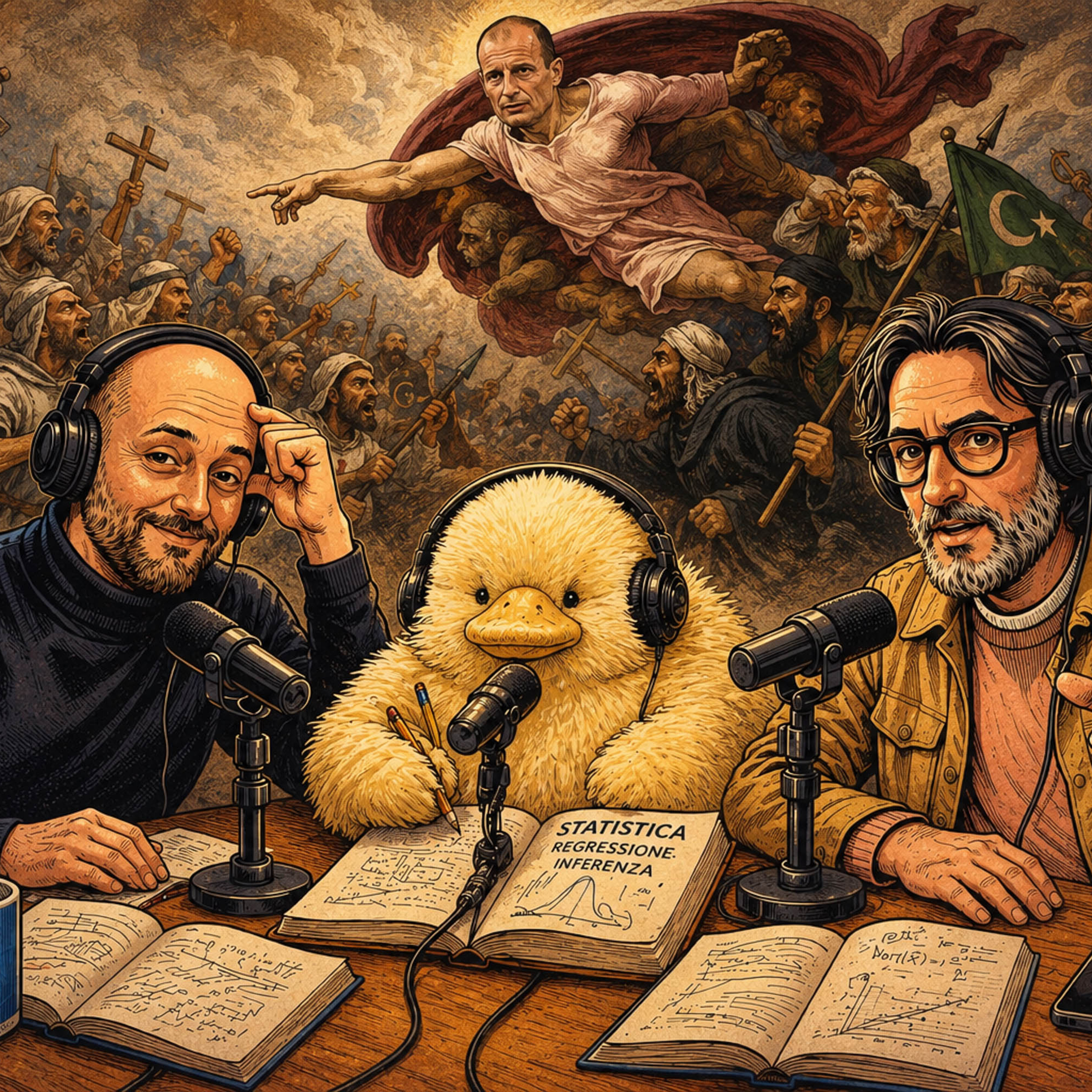 Ufficialmente forse: Allegri al Napoli discusso in giacca e cravatta, lontano dalle religioni calcistiche. Vicini alla scienza. episode artwork