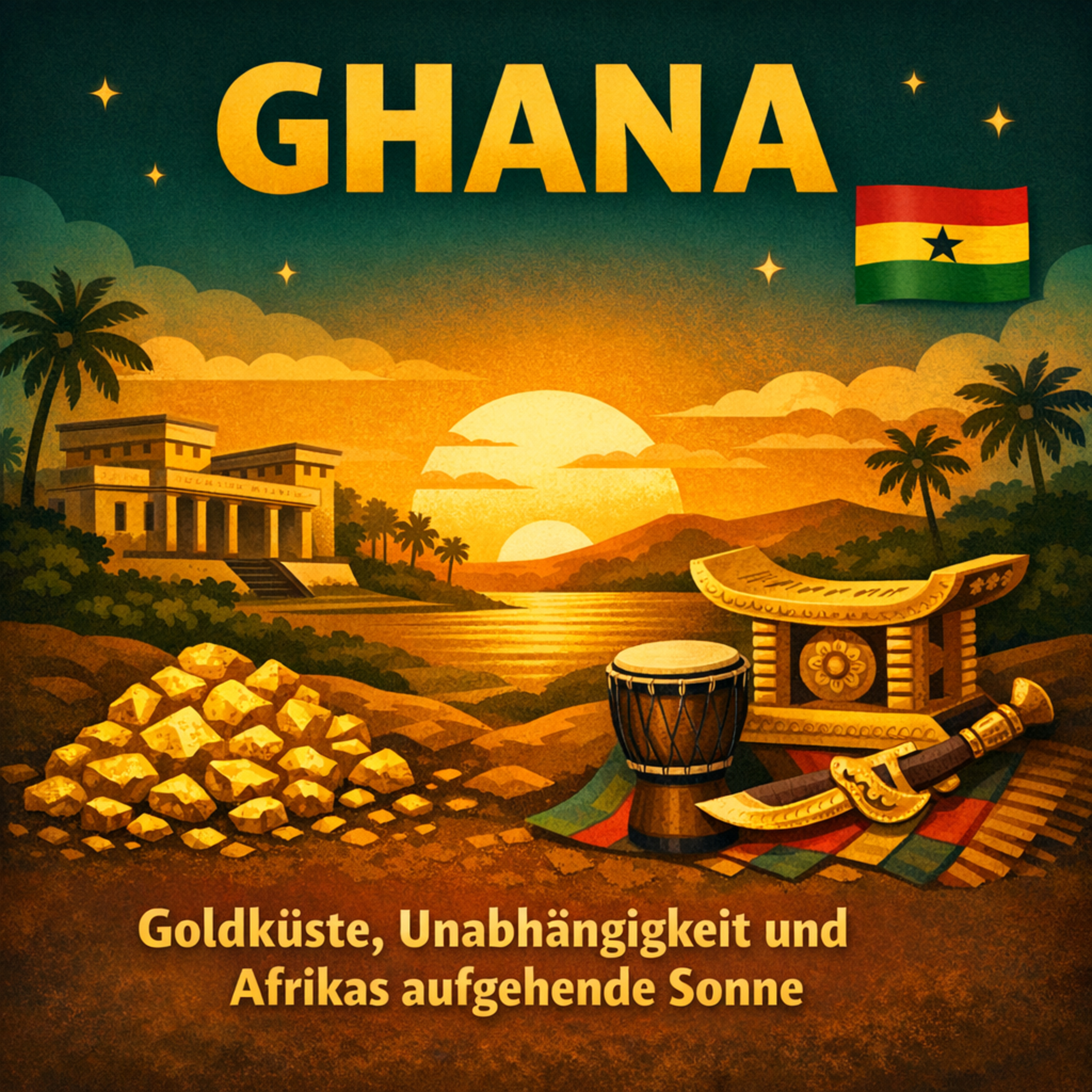 Ghana – Goldküste, Unabhängigkeit und Afrikas aufgehende Sonne episode artwork