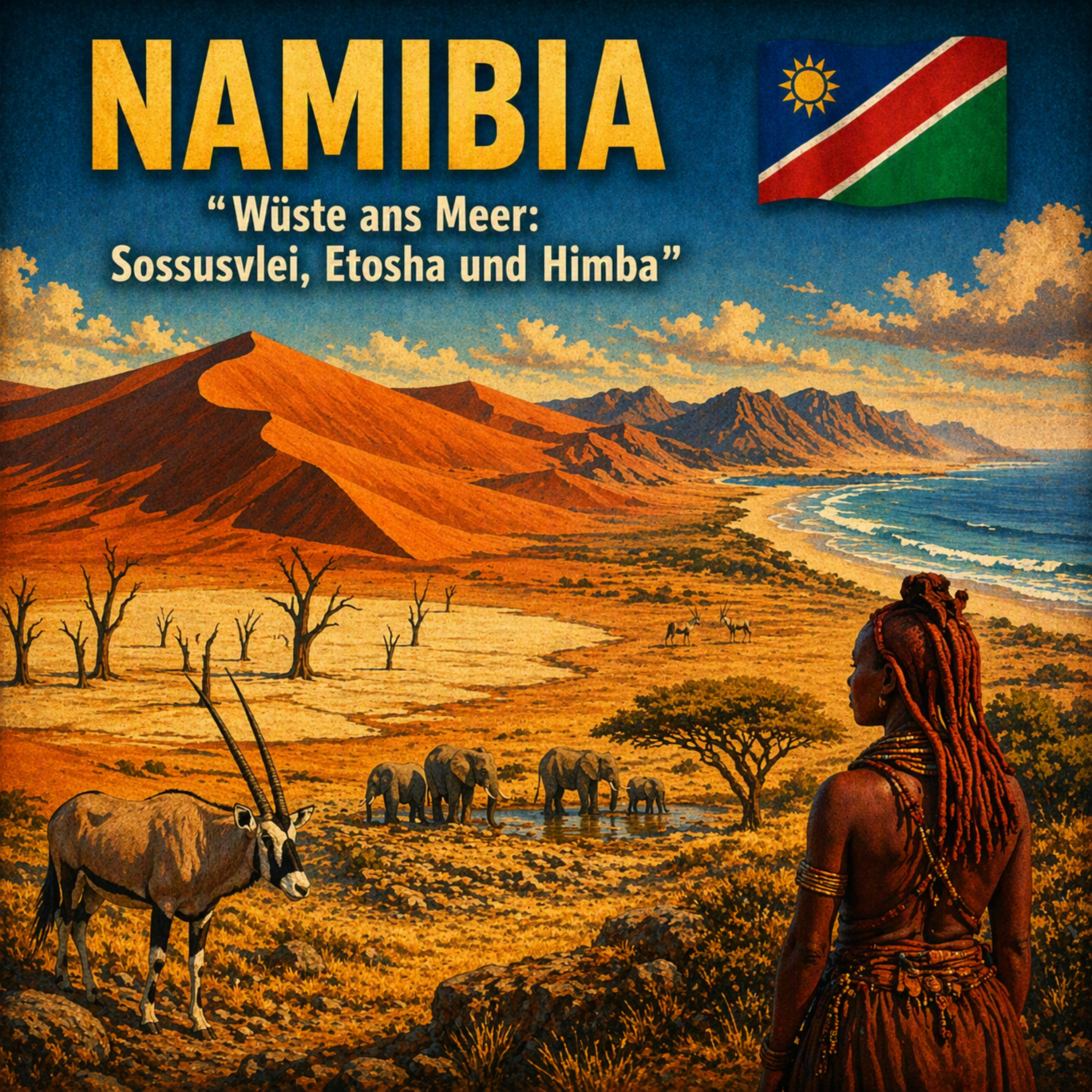 Namibia – Wüste ans Meer: Sossusvlei, Etosha und Himba episode artwork