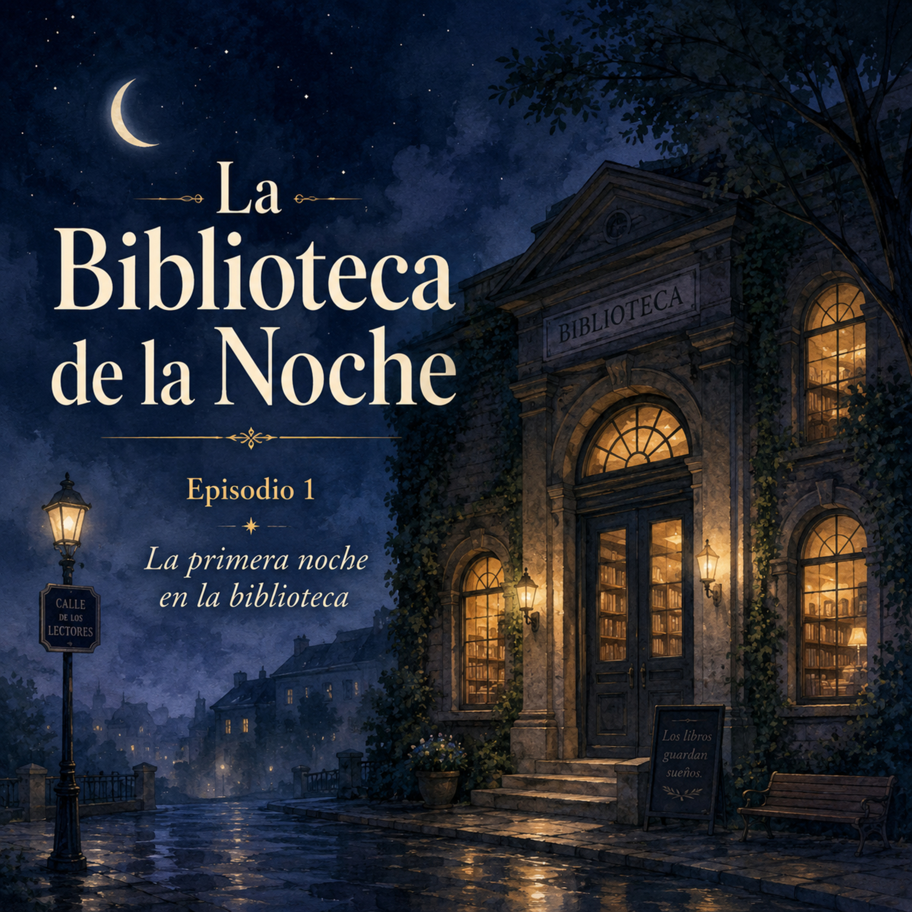 La primera noche en la biblioteca episode artwork
