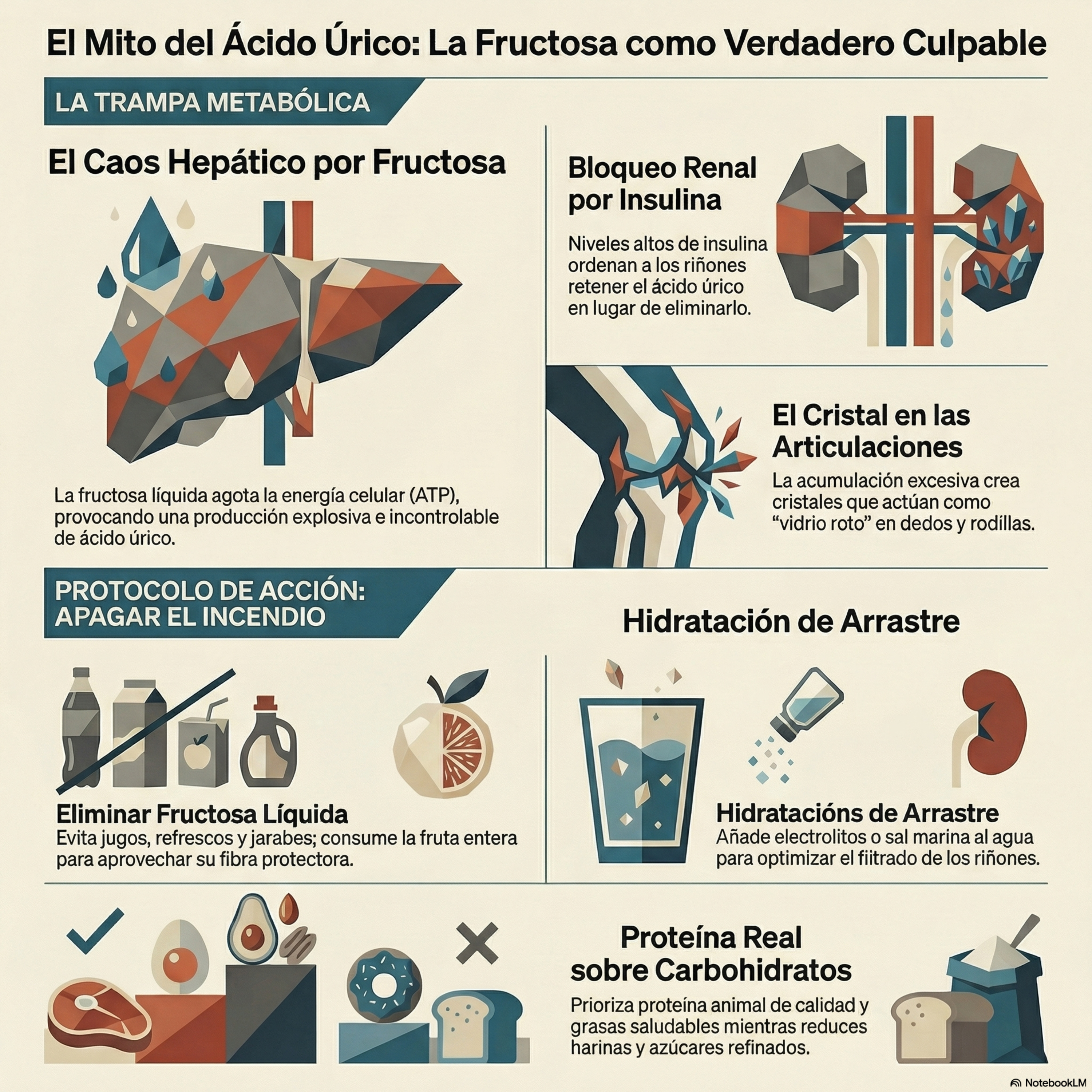 Ácido Úrico y Dolor: La Culpa es de la Fructosa. Episodio 21.