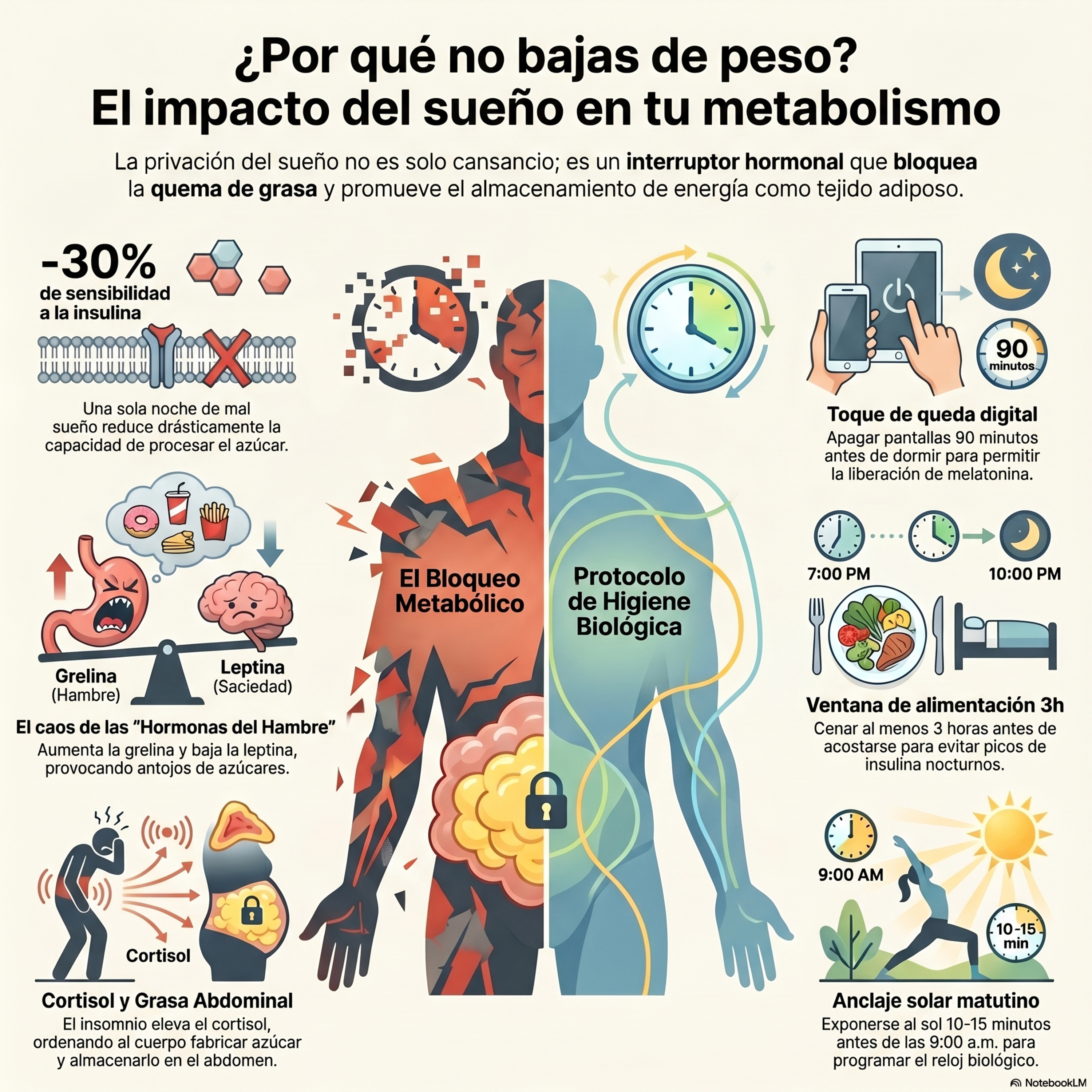 La Endocrinología del Descanso: Por Qué Necesitas Dormir para Quemar Grasa. Episodio 43.