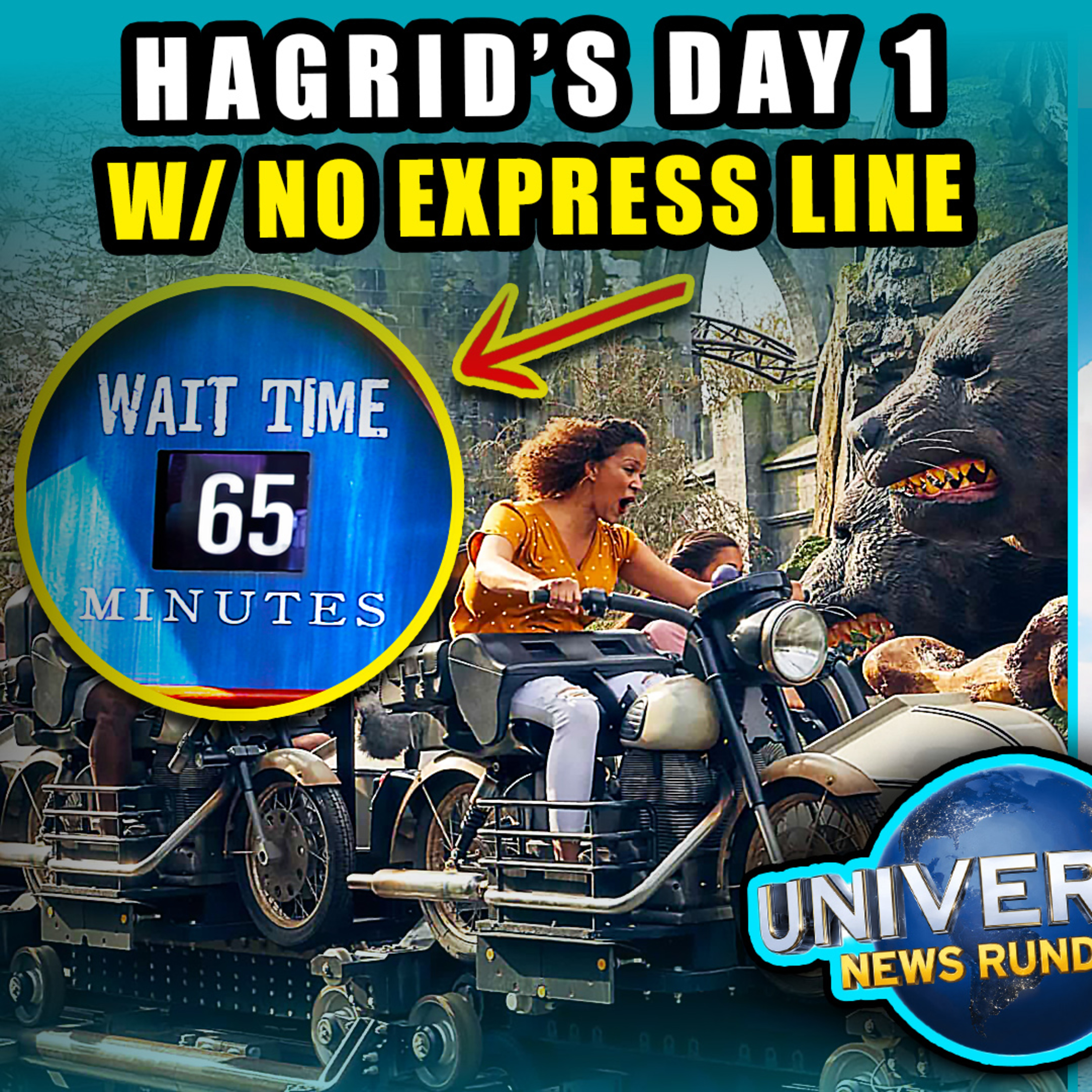 Hagrid's Low Wait Times, Hollywood Drift Progress, Ride Reopens & more Universal Theme Park News episode artwork