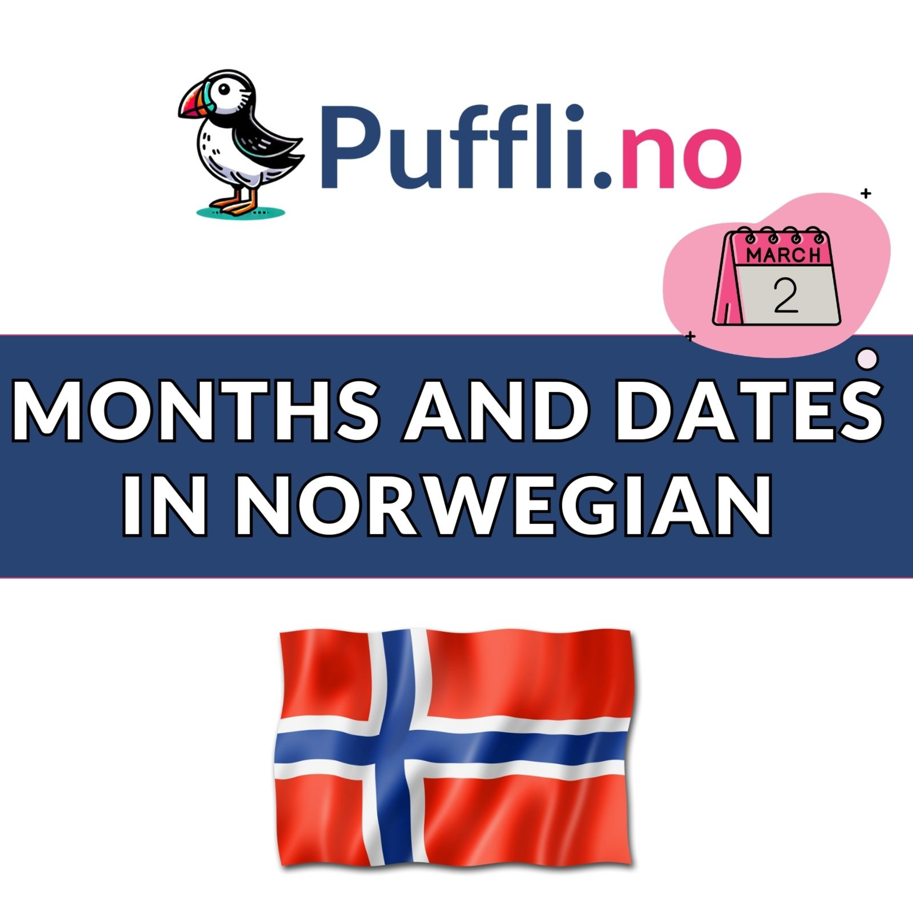 Months and dates in Norwegian