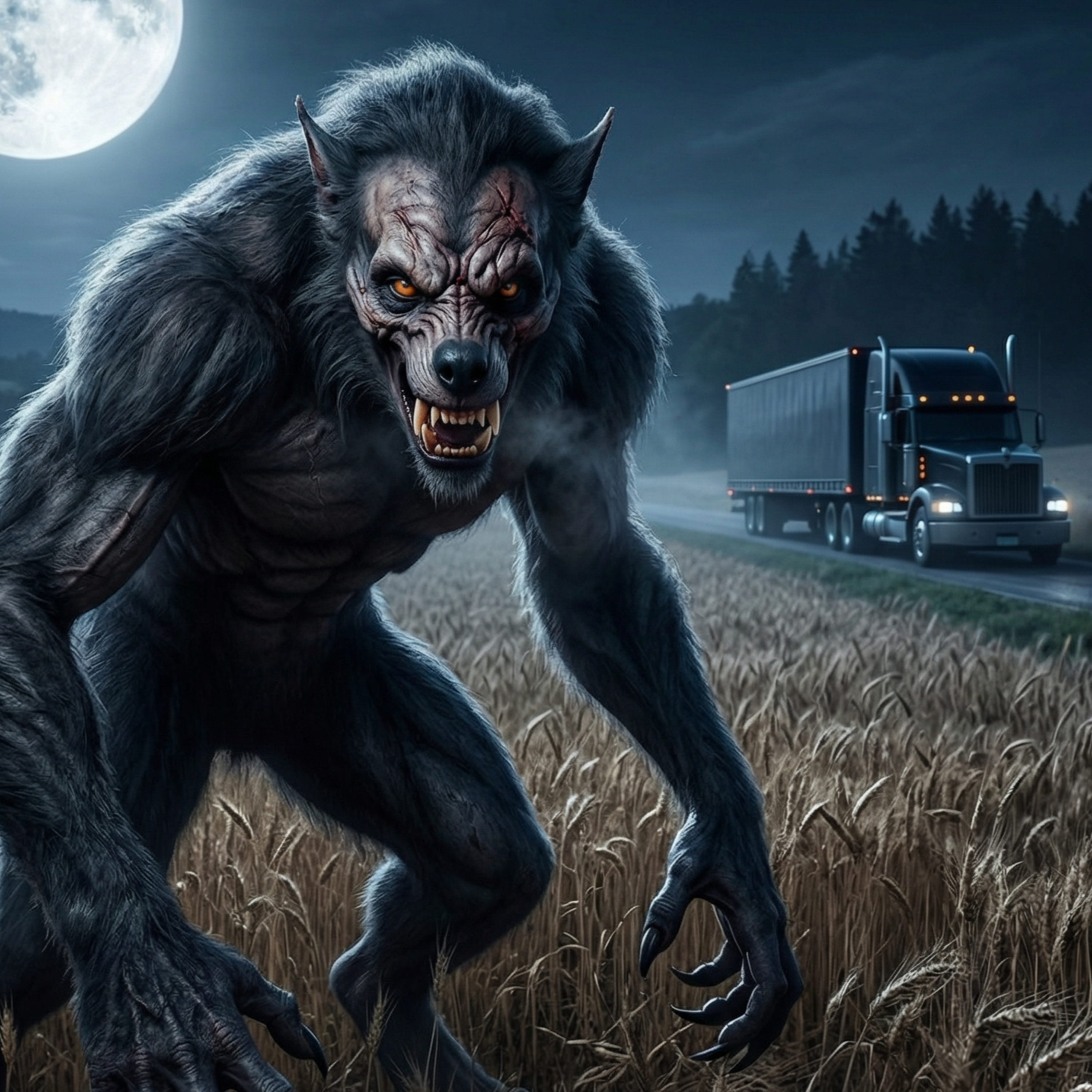 Three Truckers share their Werewolf Encounters