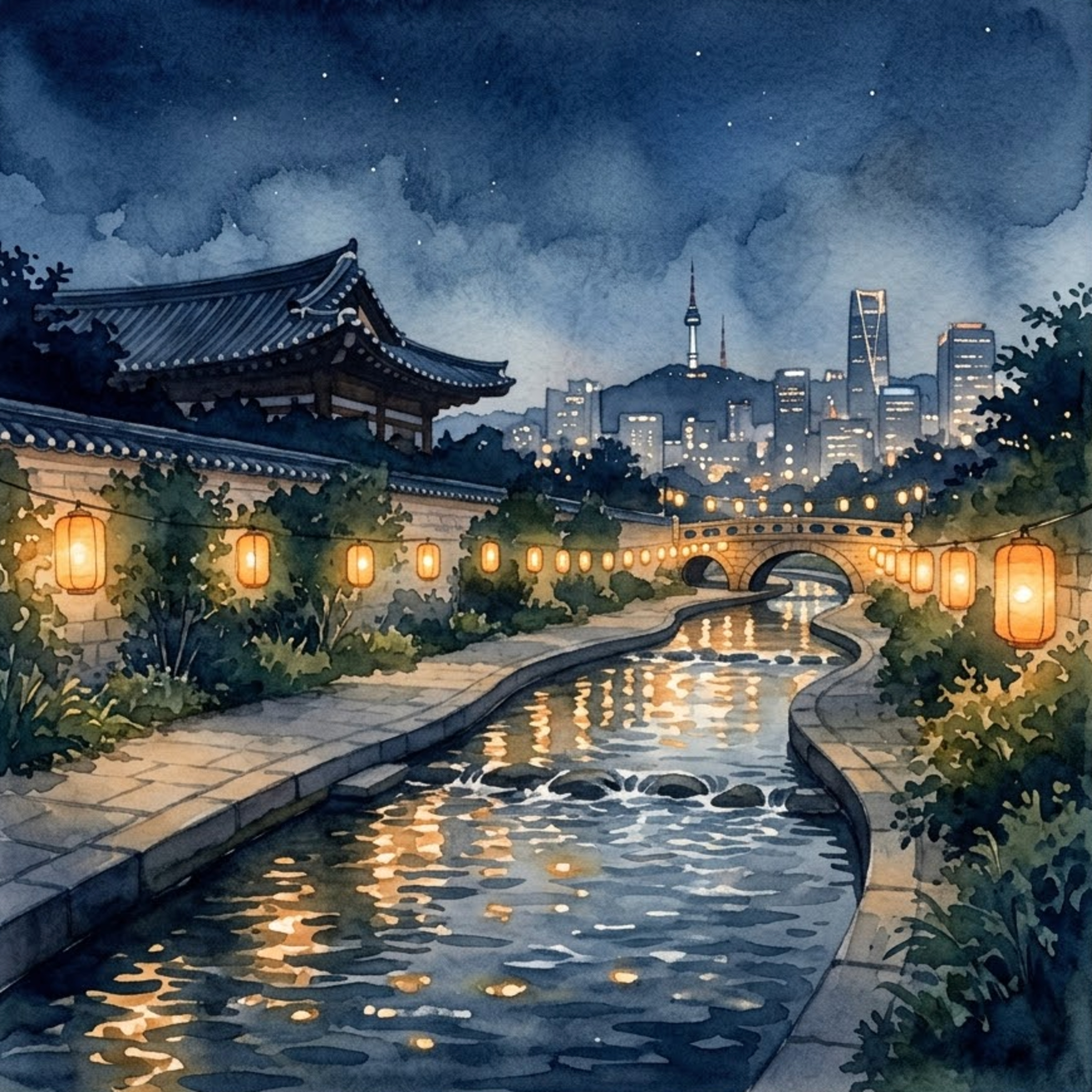 Seoul – Wenn Laternen am Cheonggyecheon müde flimmern episode artwork