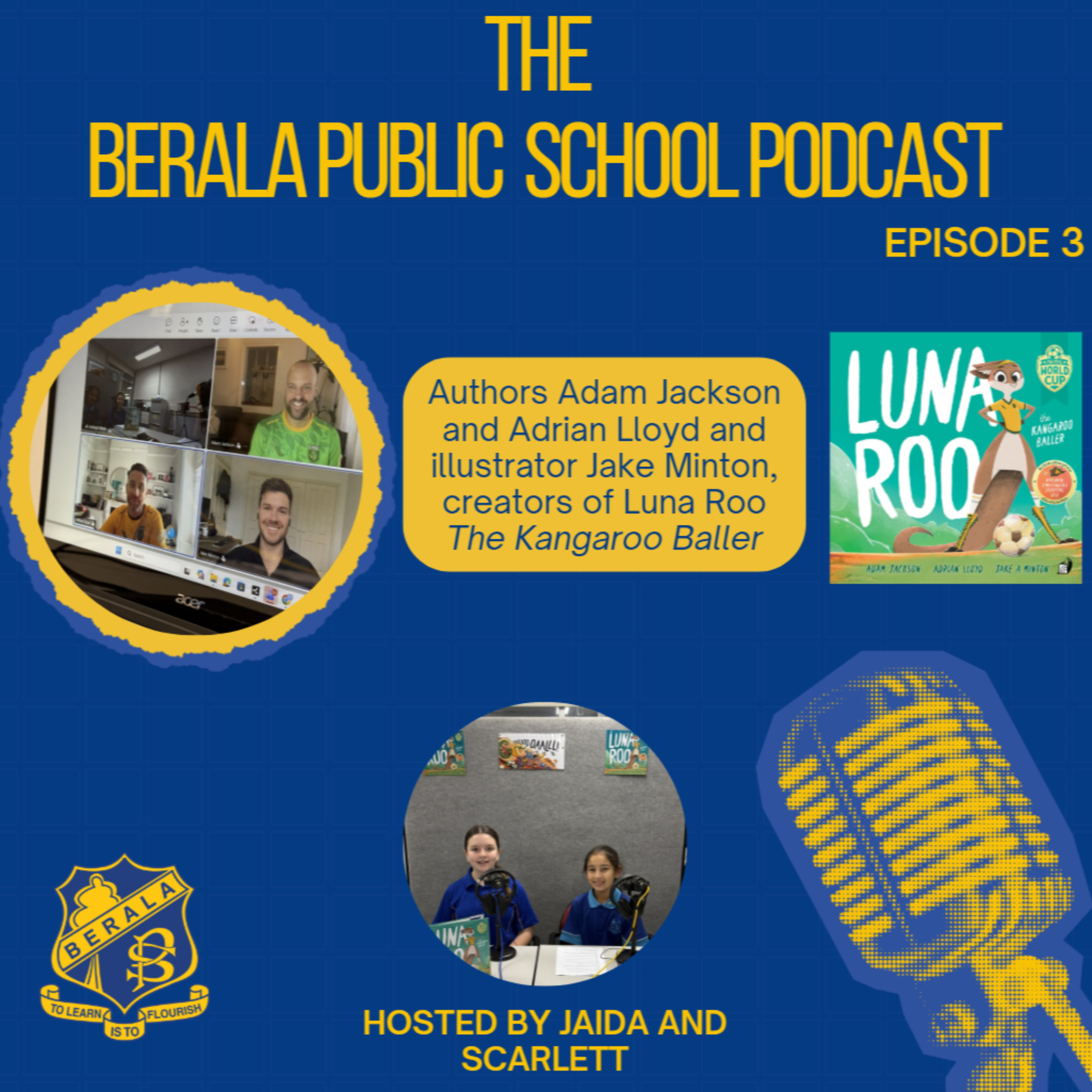 Meet the creators of the 2026 National Simultaneous Storytime book Luna Roo The Kangaroo Baller episode artwork