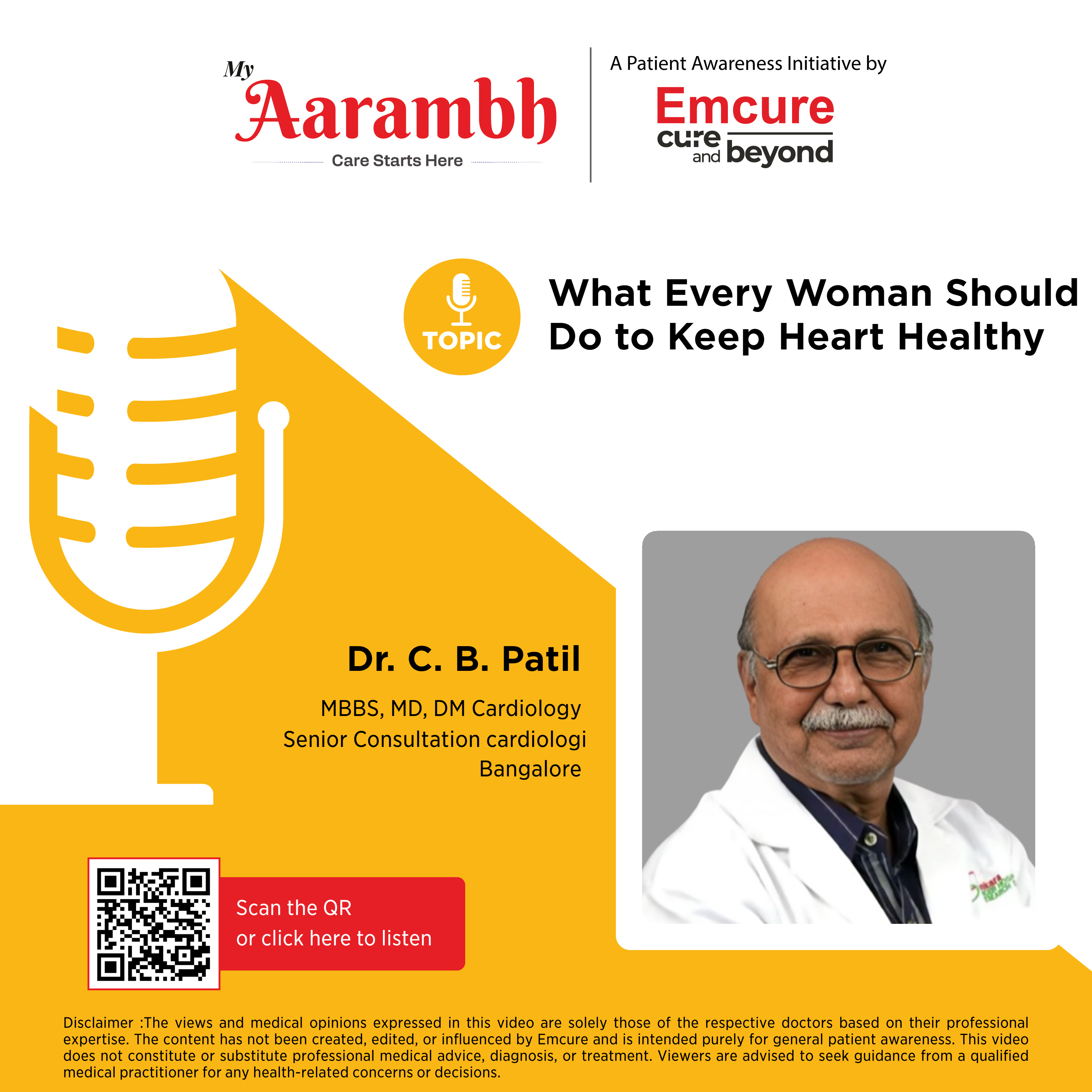 What Every Woman Should Do to Keep Heart Healthy || Dr. C. B. Patil episode artwork