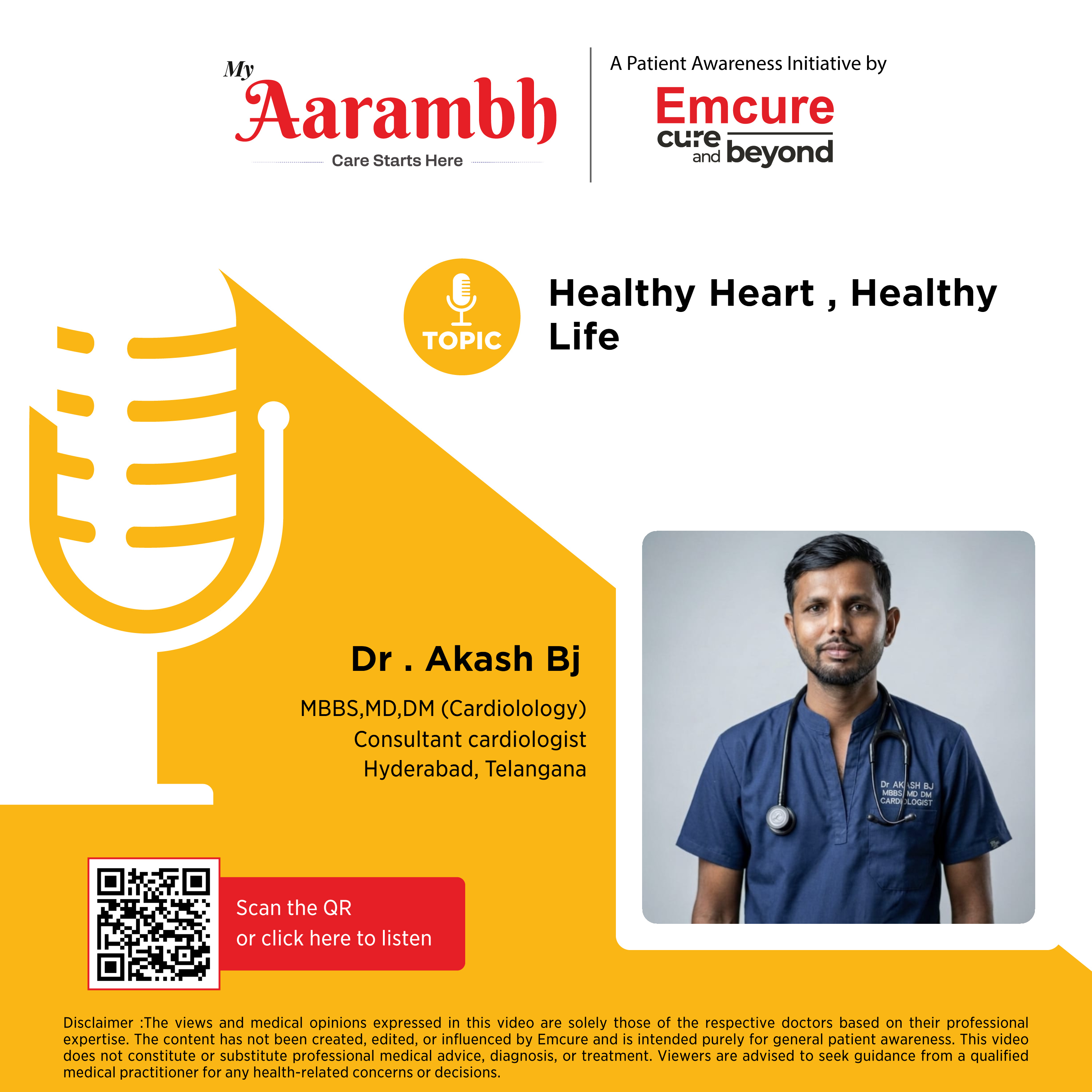 Healthy Heart , Healthy Life || Dr . Akash Bj episode artwork