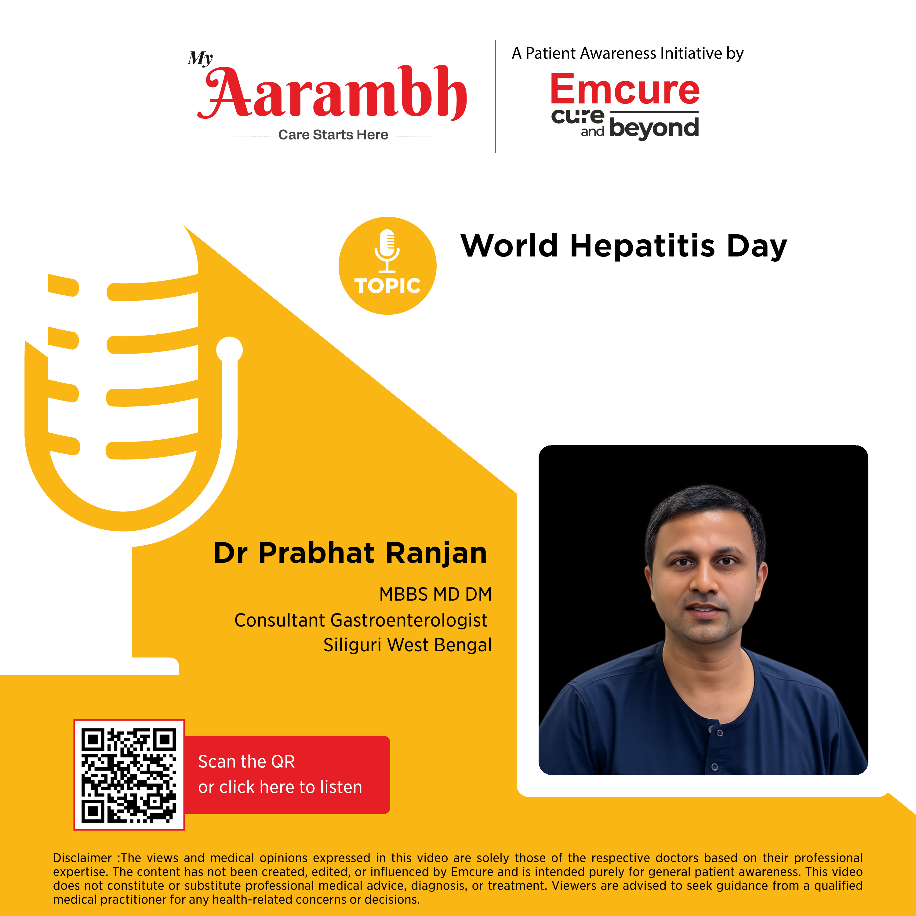 World Hepatitis Day || Dr Prabhat Ranjan episode artwork