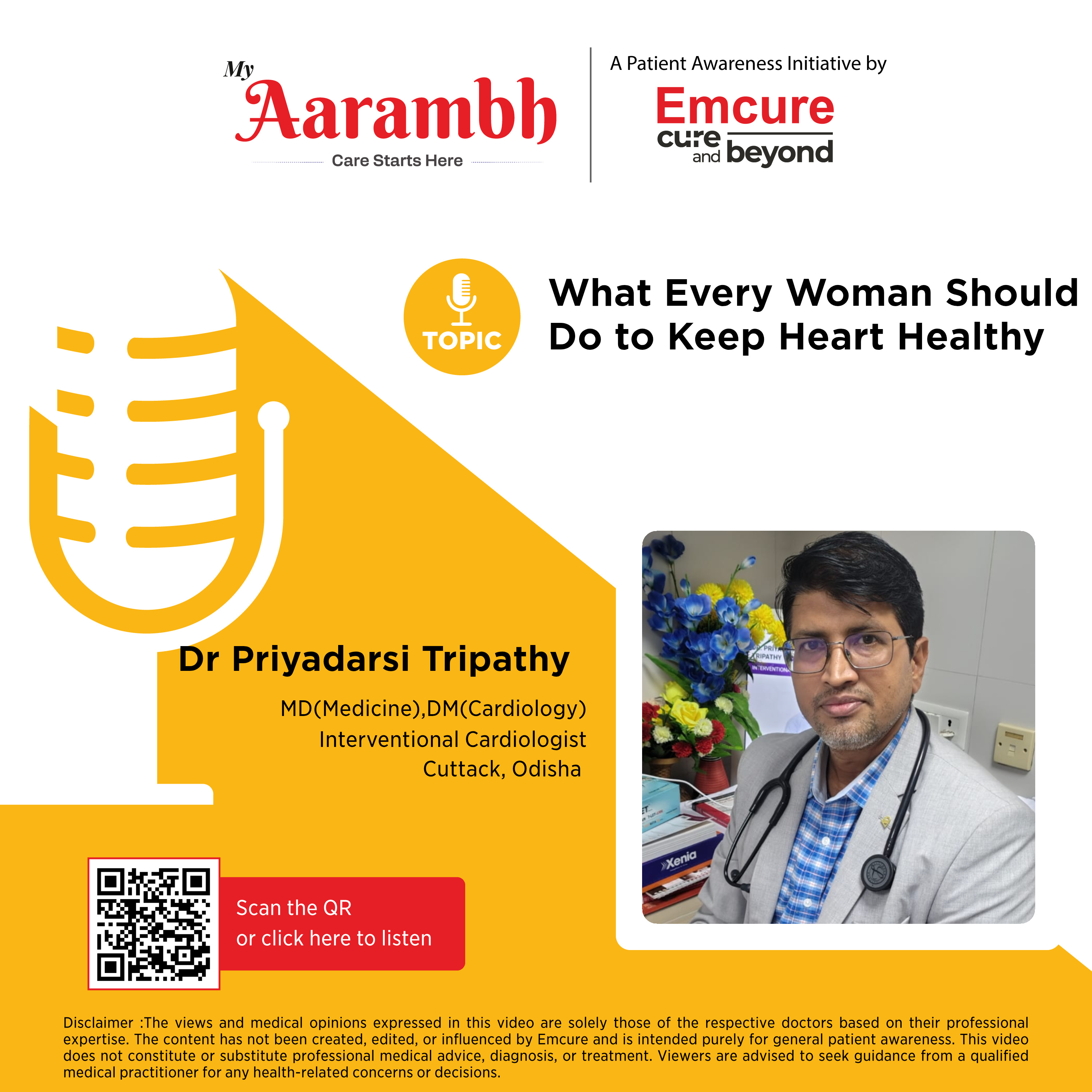 What Every Woman Should Do to Keep Heart Healthy || Dr. Priyadarsi Tripathy episode artwork