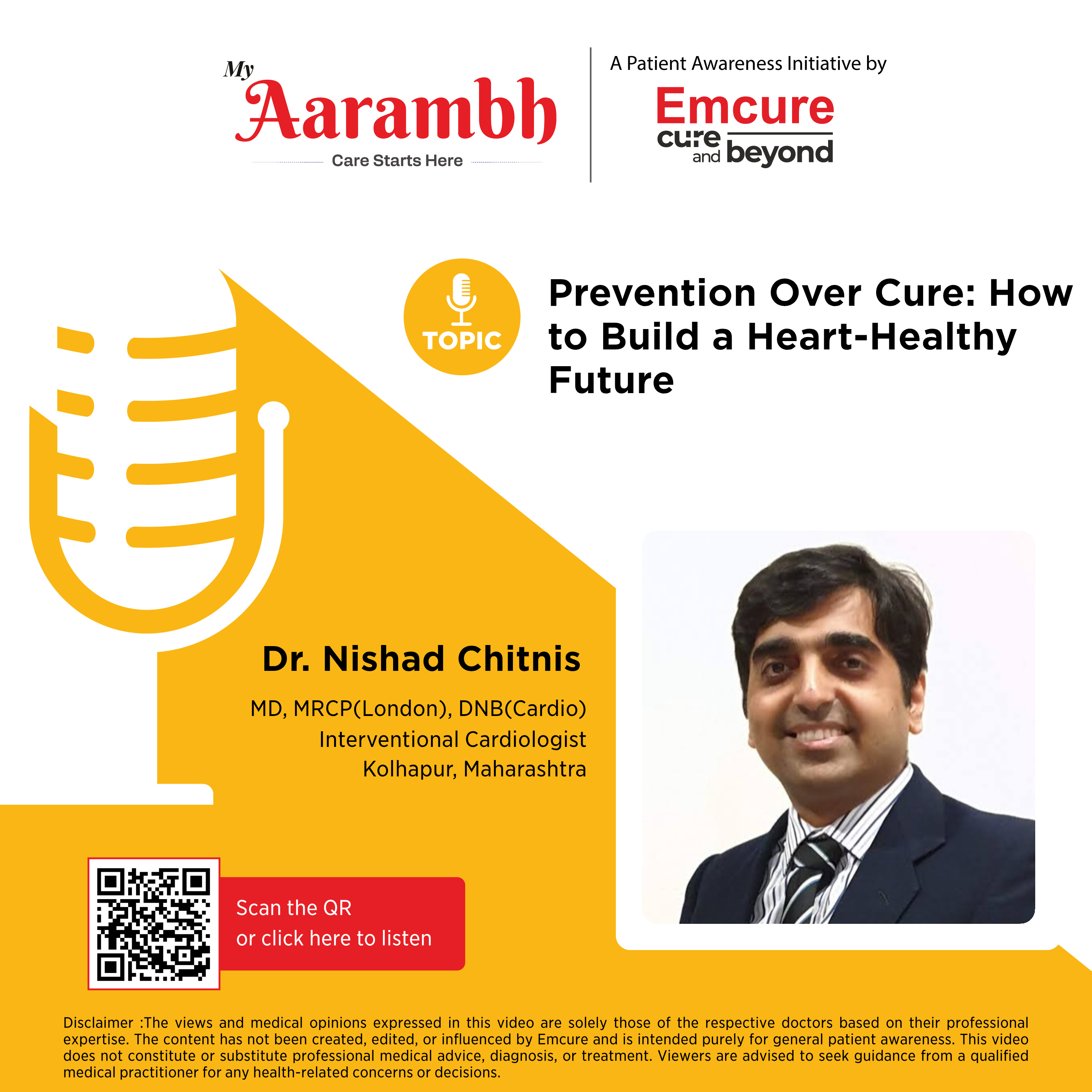 Prevention Over Cure: How to Build a Heart-Healthy Future || Dr. Nishad Chitnis episode artwork