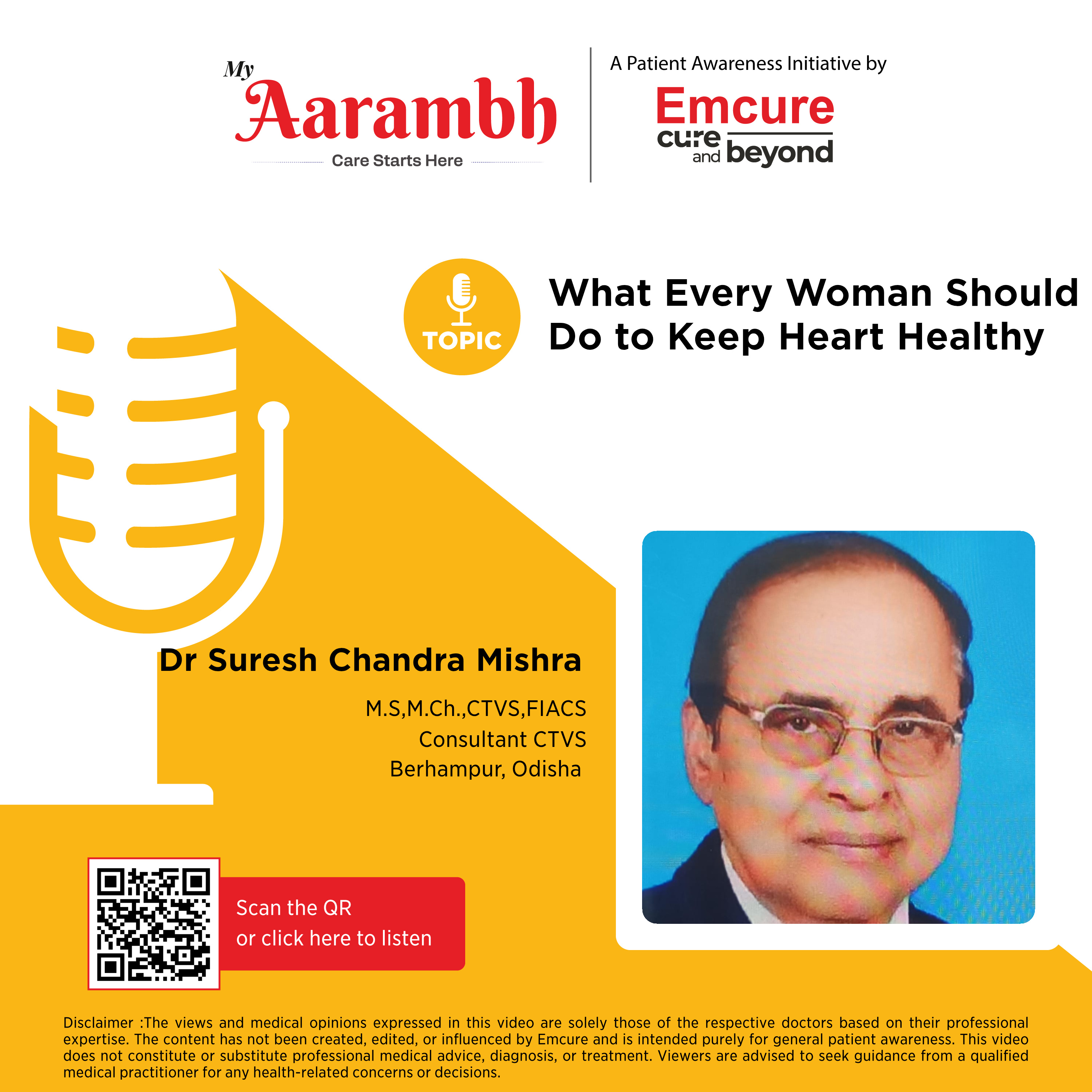 What Every Woman Should Do to Keep Heart Healthy || Dr. Suresh Chandra Mishra episode artwork