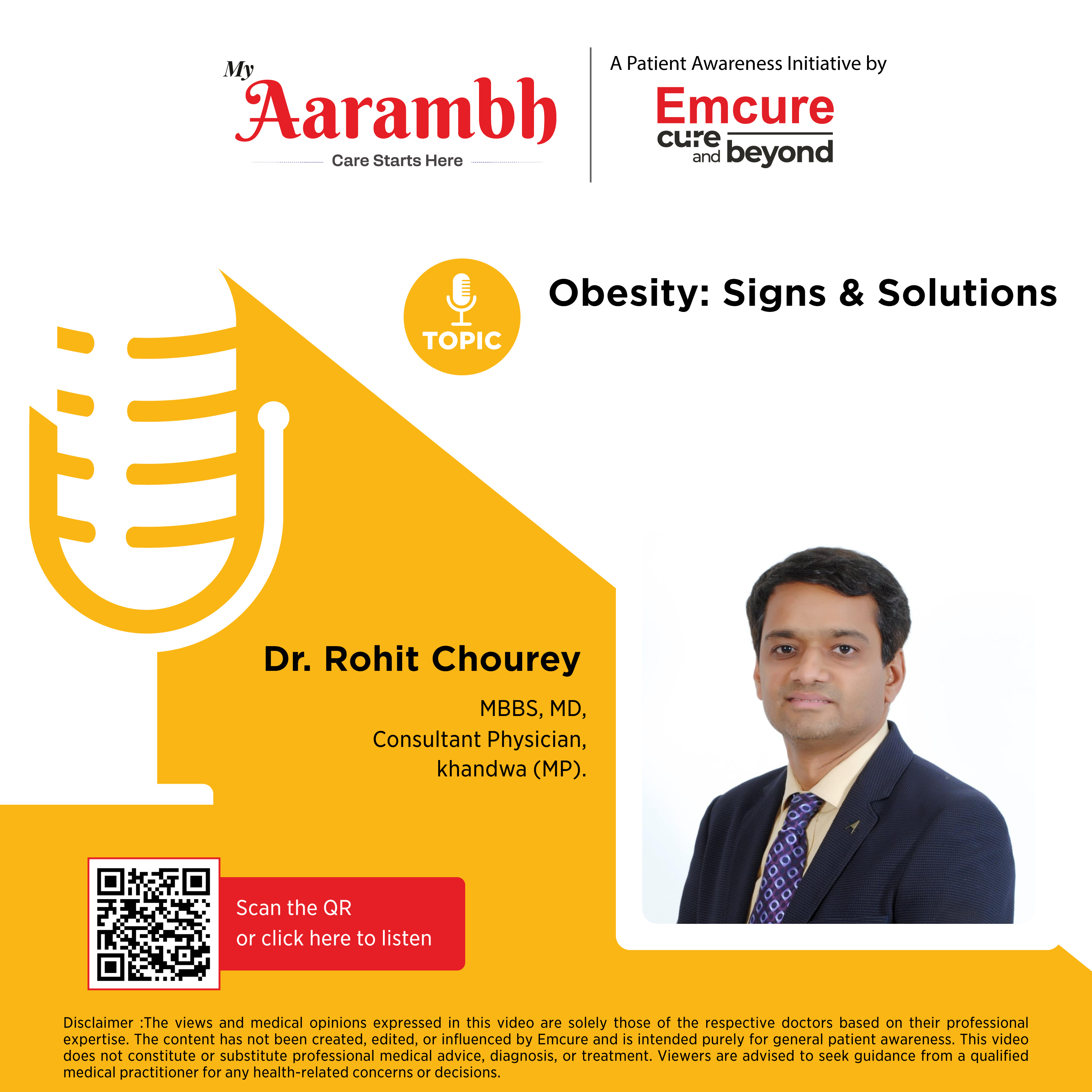 Obesity: Signs & Solutions | | Dr. Rohit Chourey episode artwork