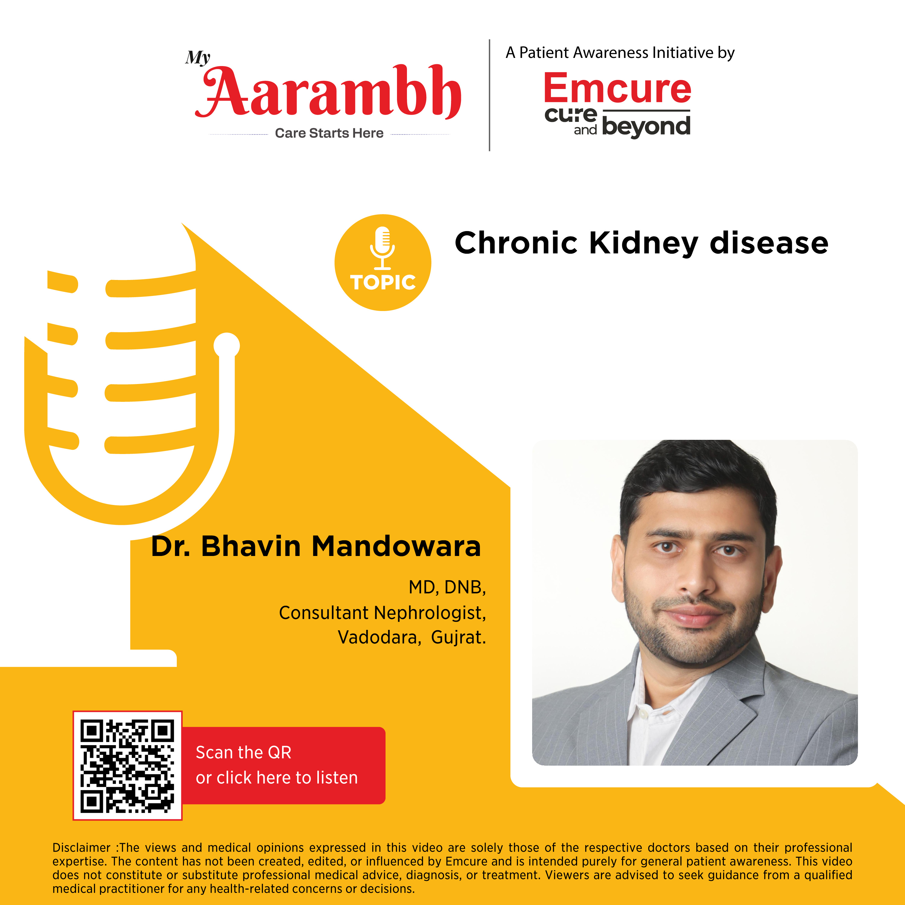 Chronic Kidney disease || Dr. Bhavin Mandowara episode artwork