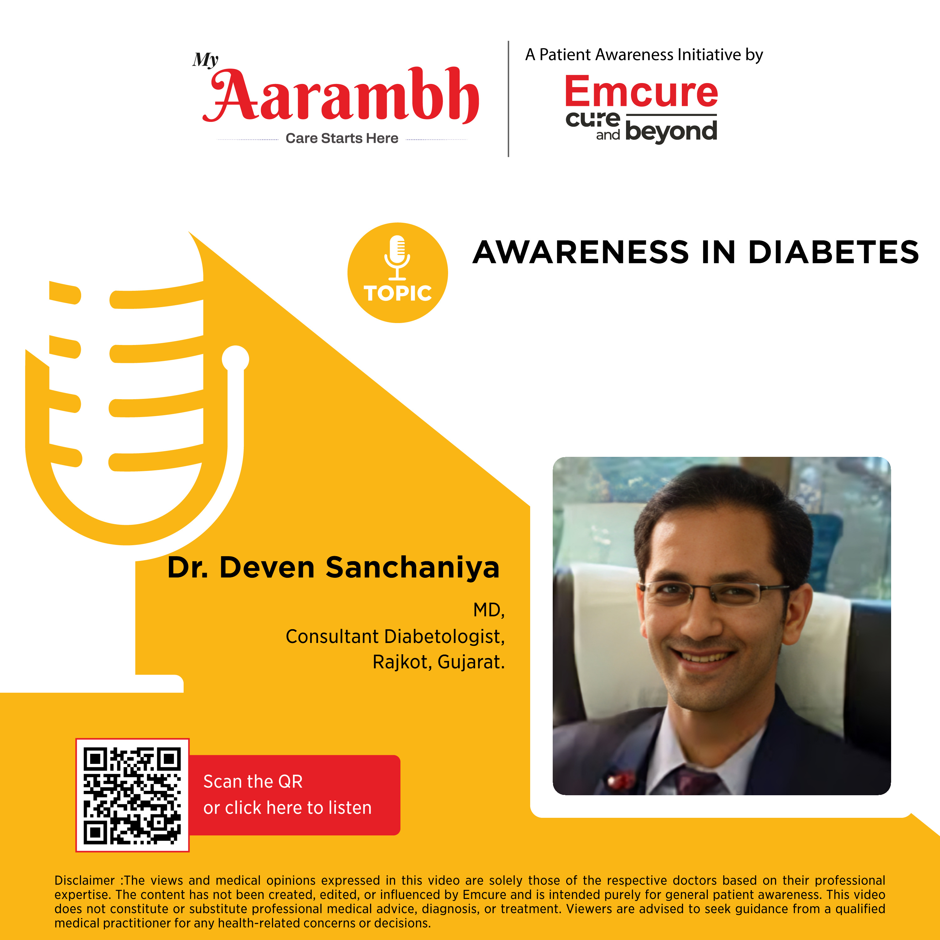 Awareness In Diabetes || Dr. Deven Sanchaniya episode artwork